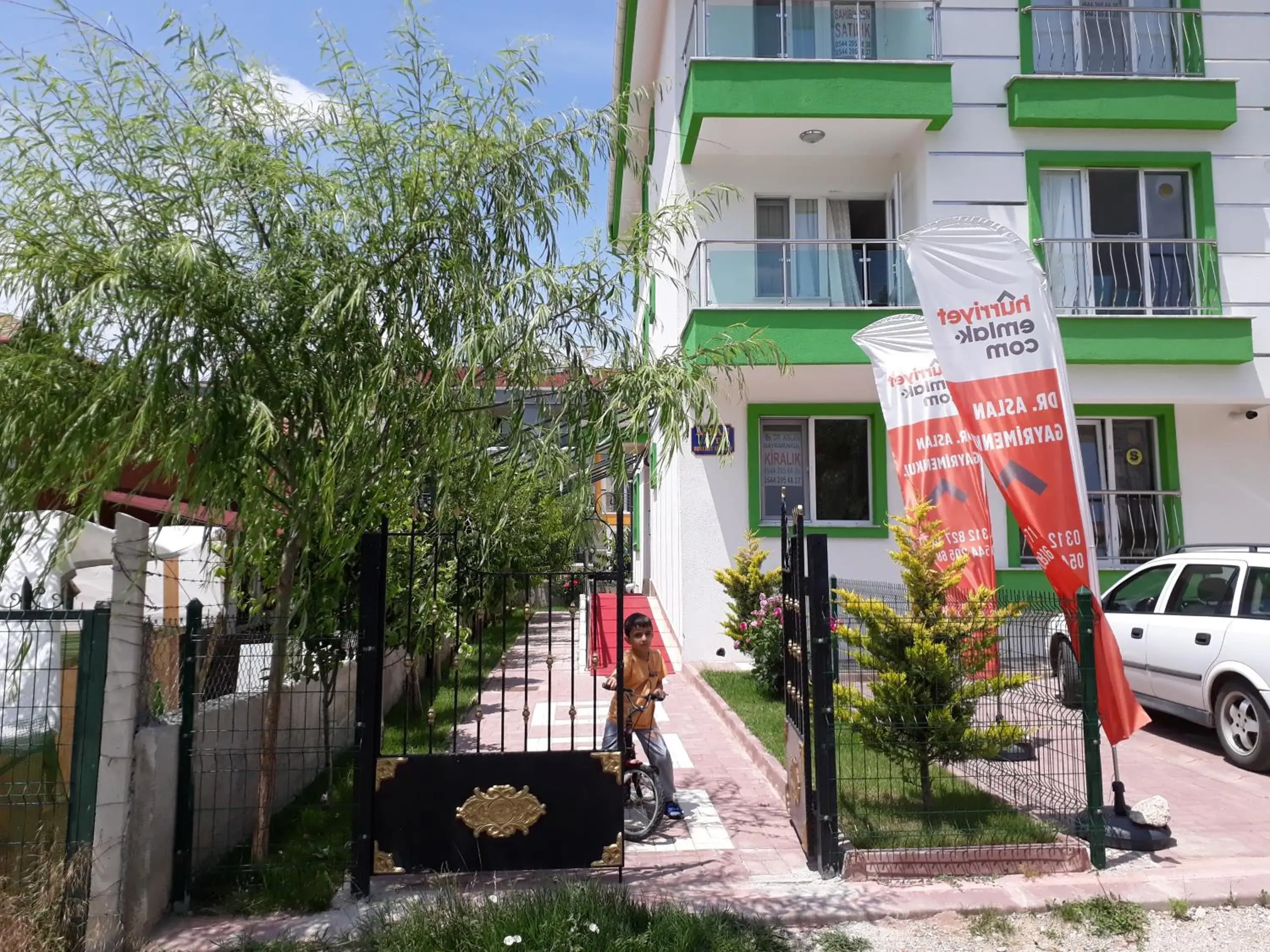 Garden view in Dr Aslan Apart Hotel Garden view in Dr Aslan Apart Hotel