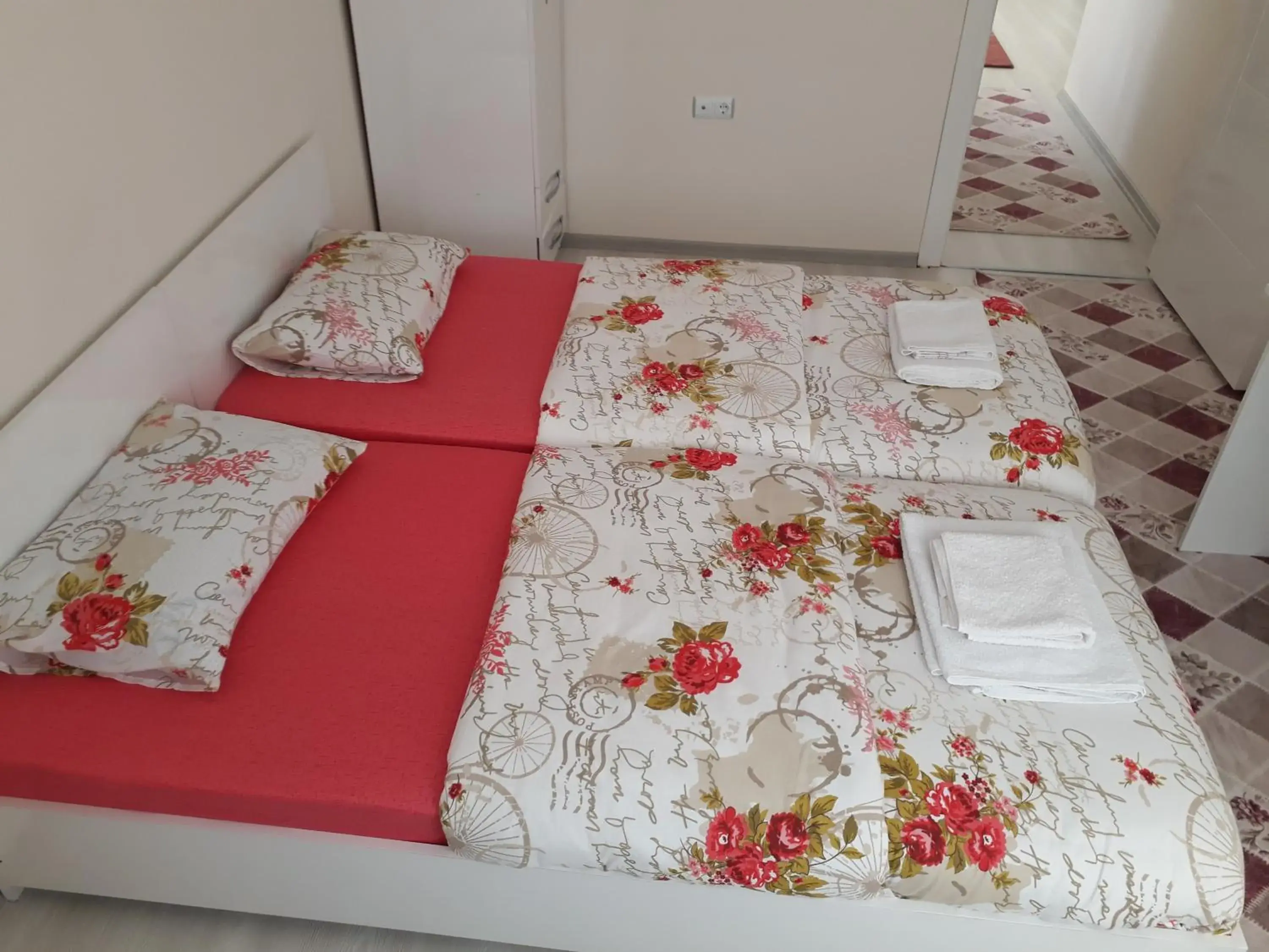 Bed in Dr Aslan Apart Hotel Bed in Dr Aslan Apart Hotel