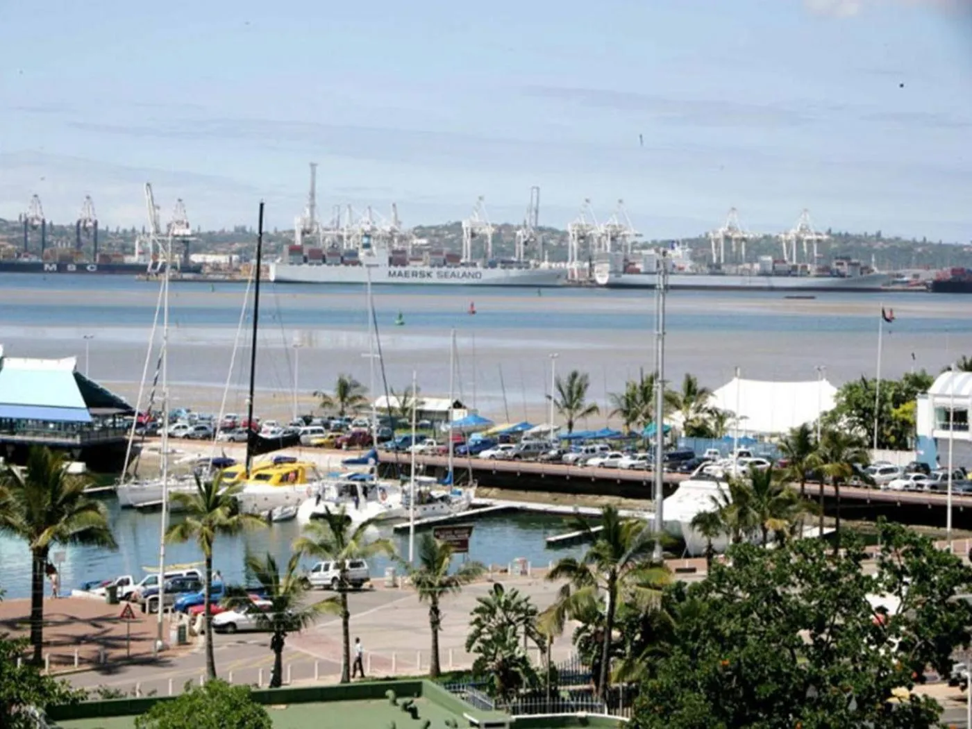 Sea view in Riviera Hotel Durban