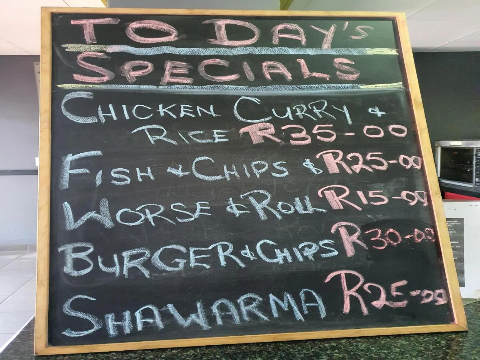 Dining area in Riviera Hotel Durban