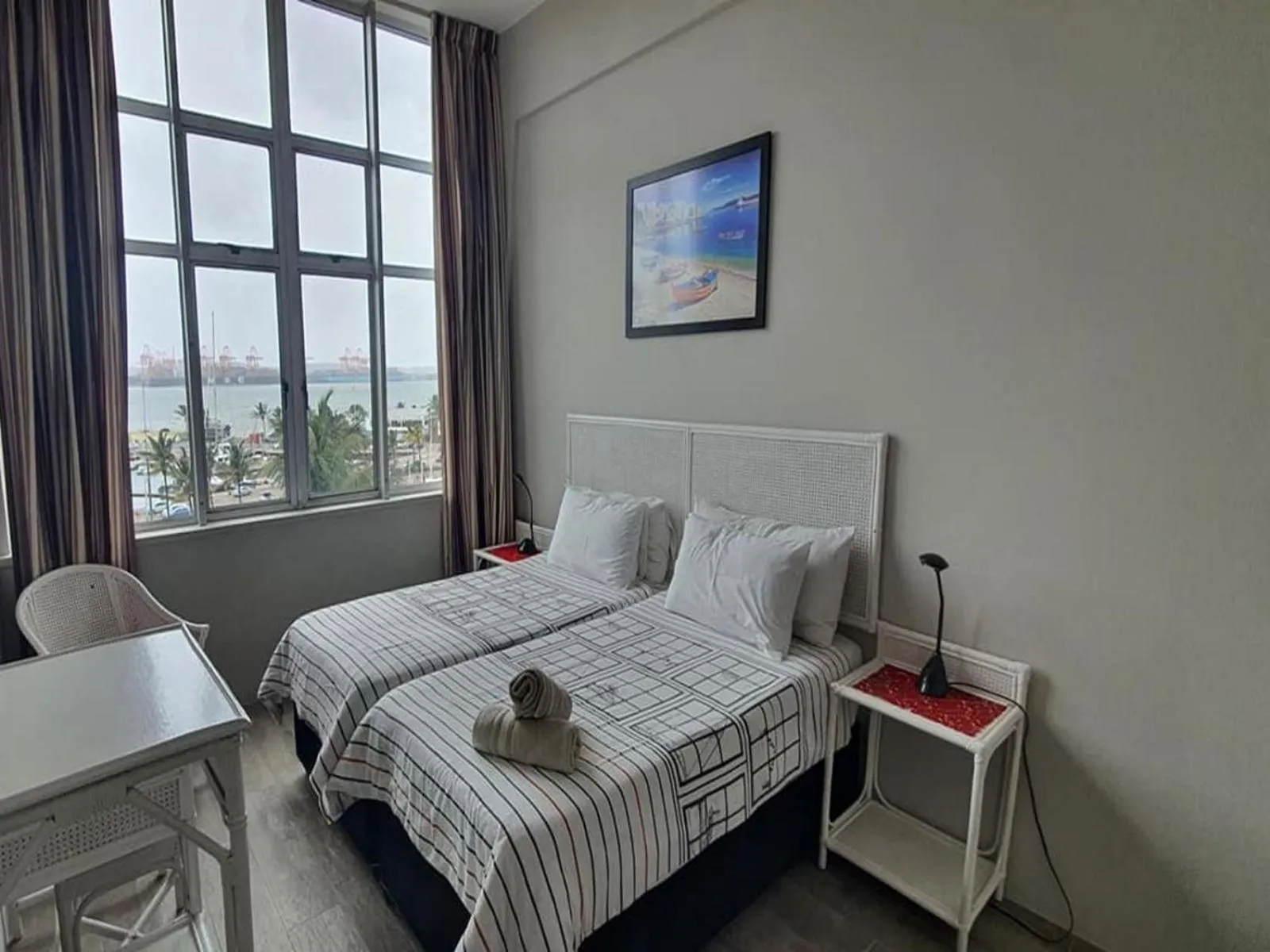 Bed in Riviera Hotel Durban