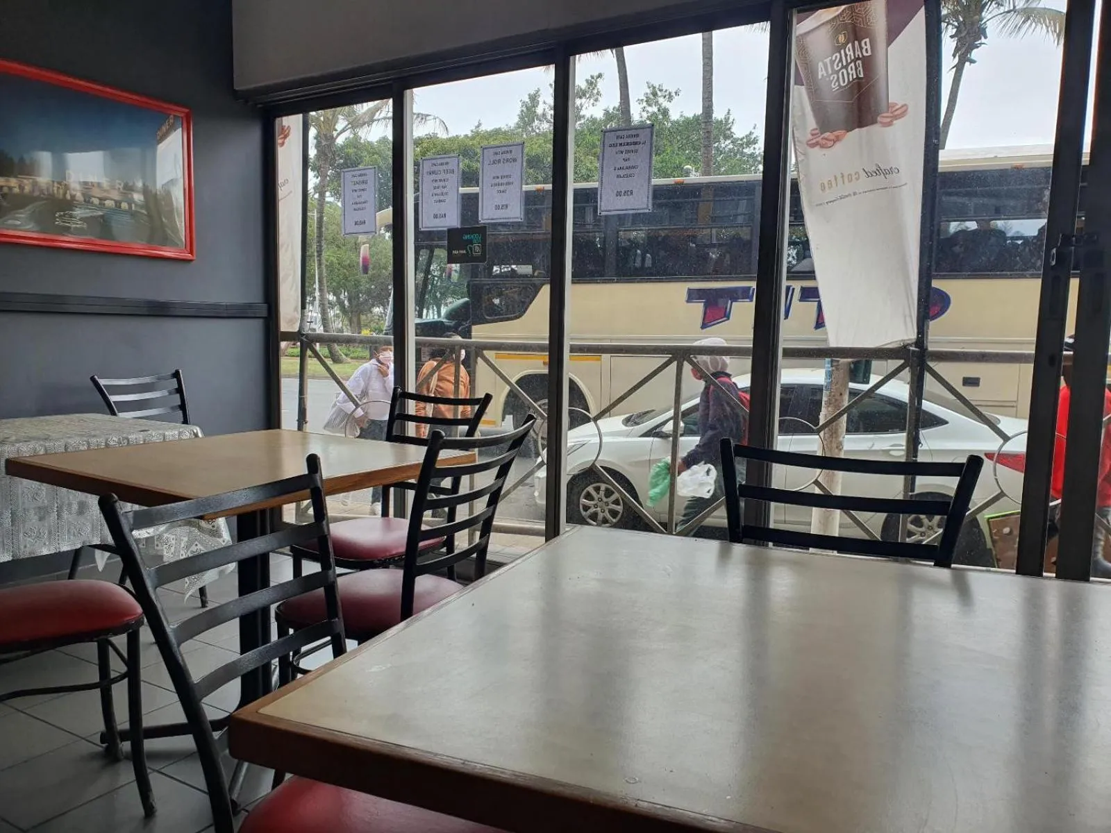 Dining area in Riviera Hotel Durban