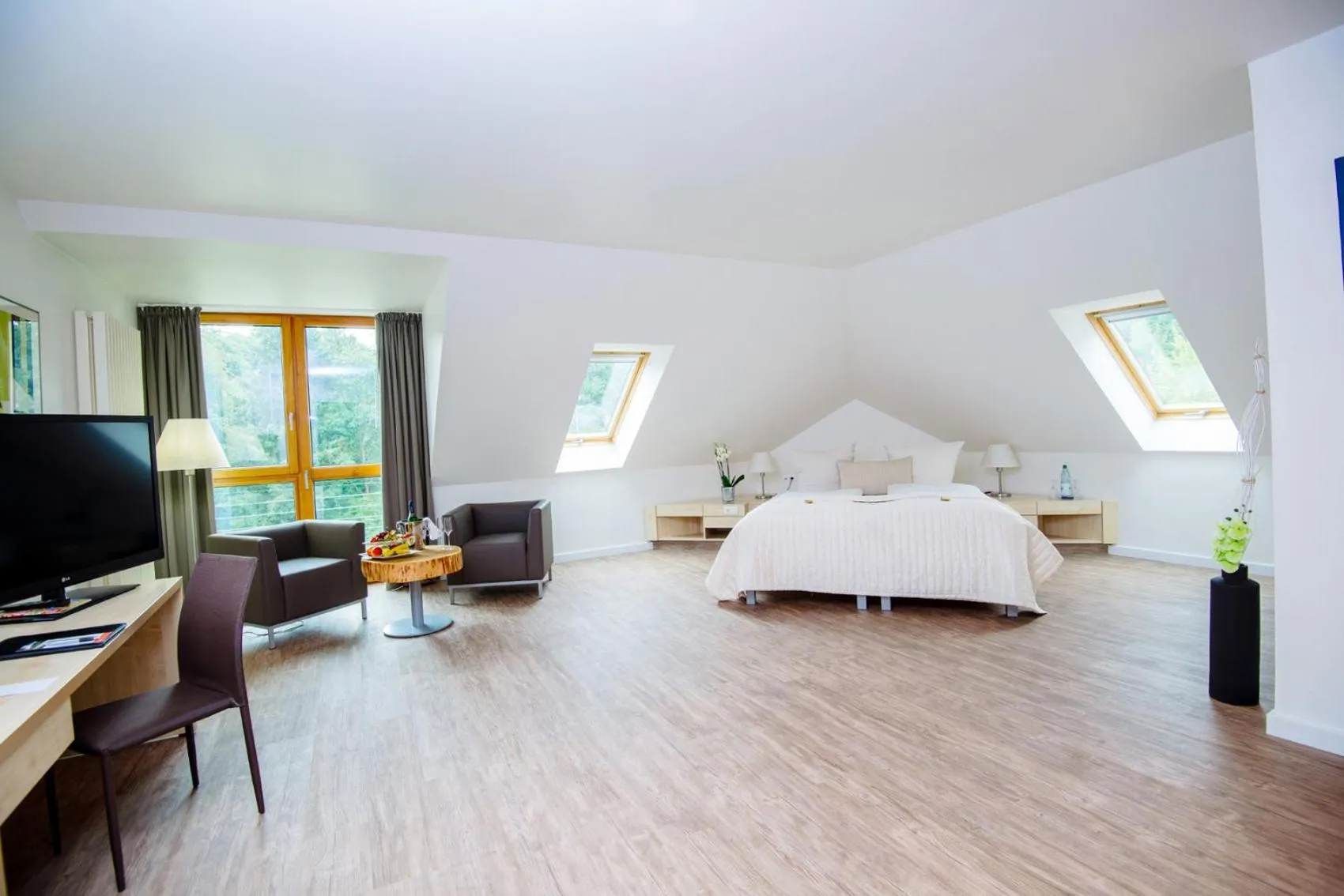 Photo of the whole room, Bed in Sporthotel Fuchsbachtal