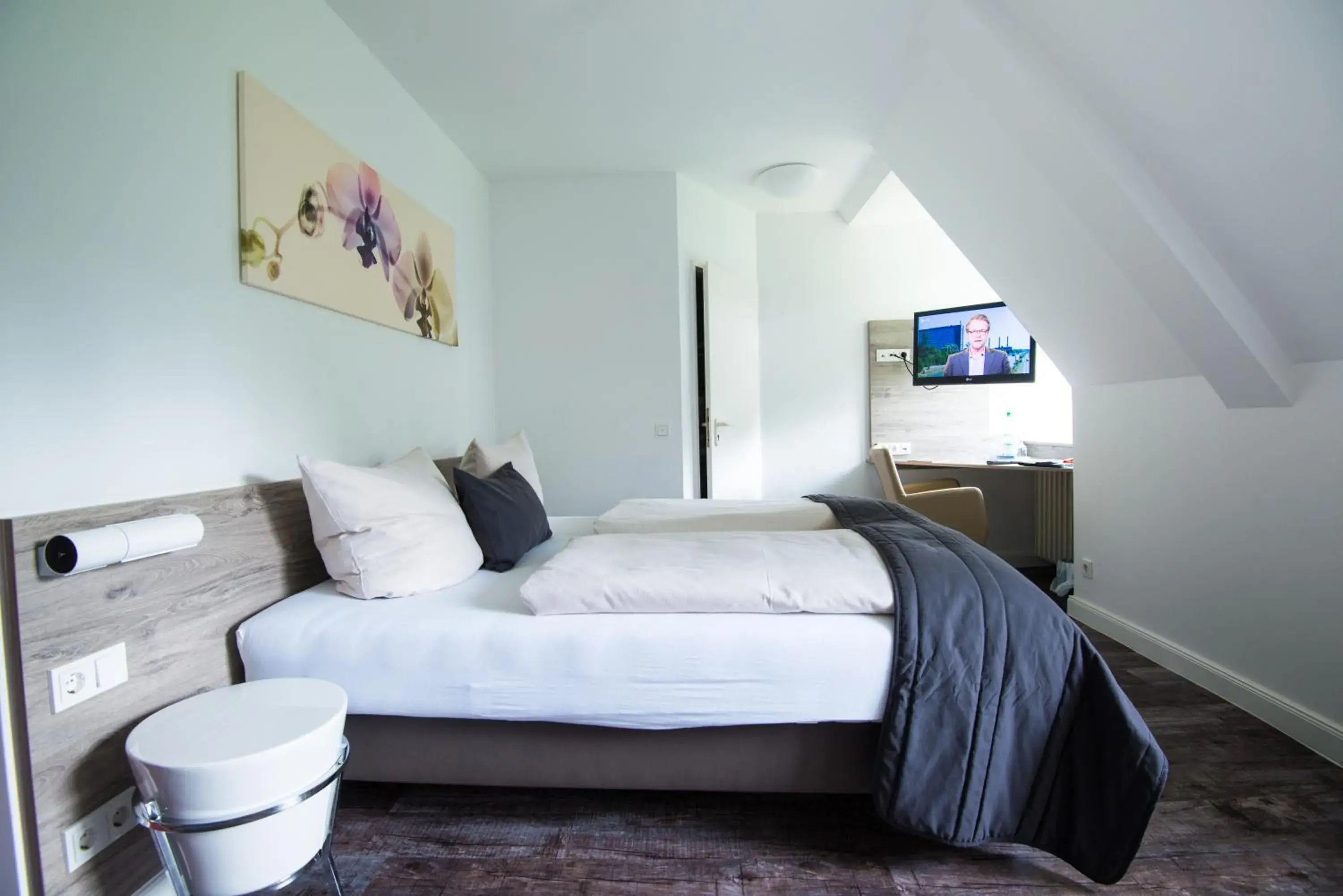 Bed in Sporthotel Fuchsbachtal Bed in Sporthotel Fuchsbachtal