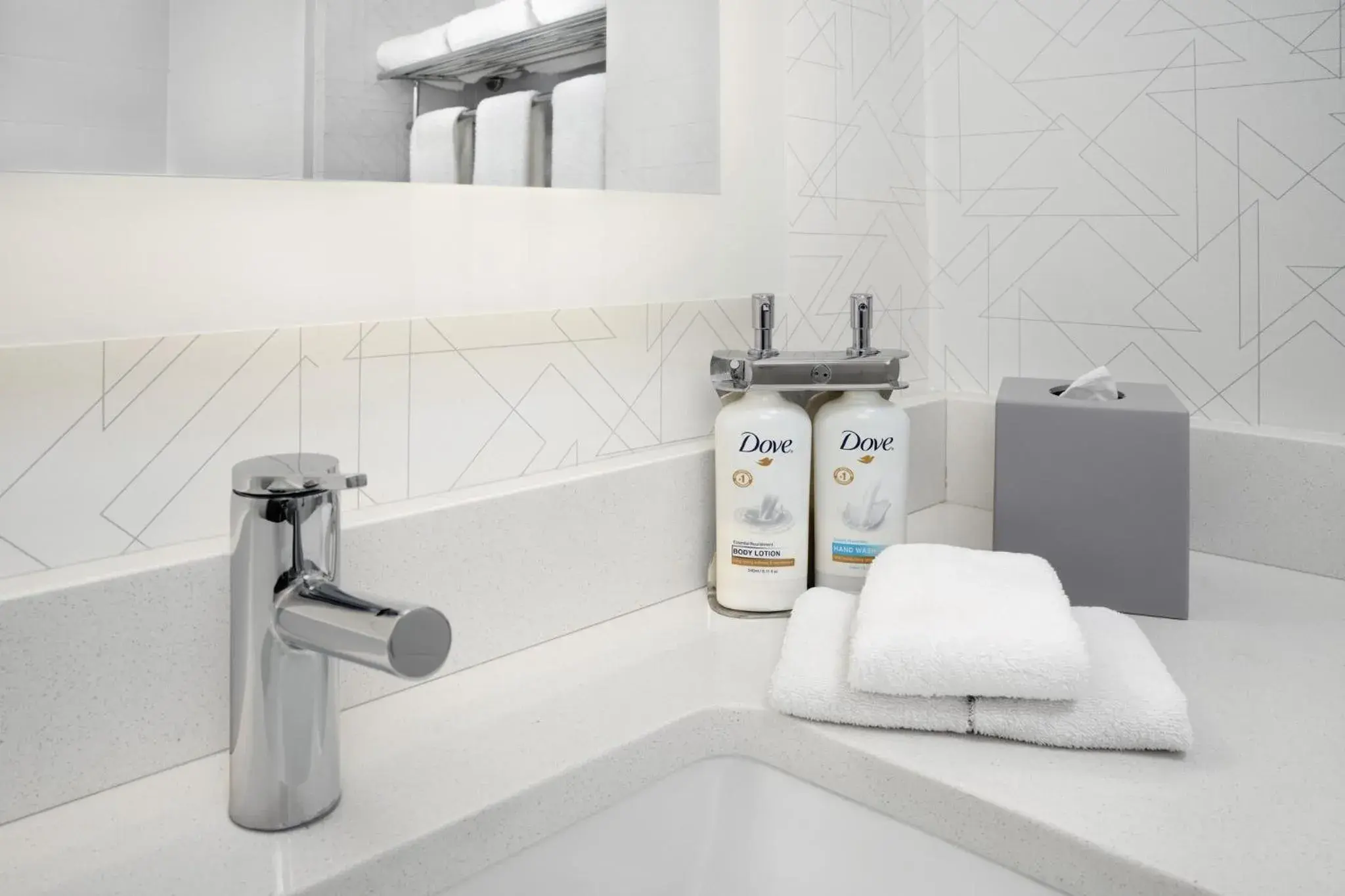 Bathroom in Holiday Inn Express Washington DC-BW Parkway by IHG Bathroom in Holiday Inn Express Washington DC-BW Parkway by IHG