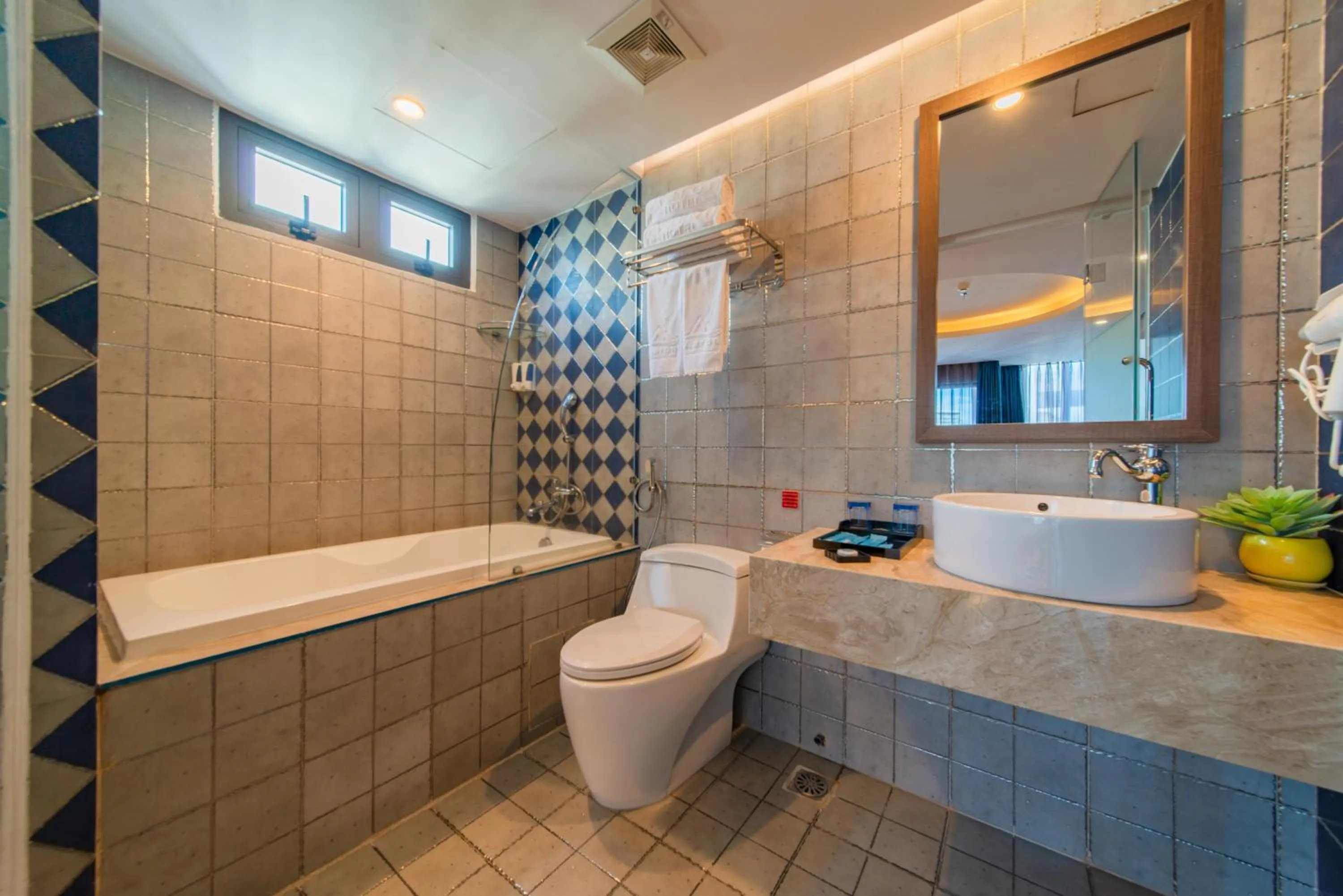 Bathroom in Aaron Hotel