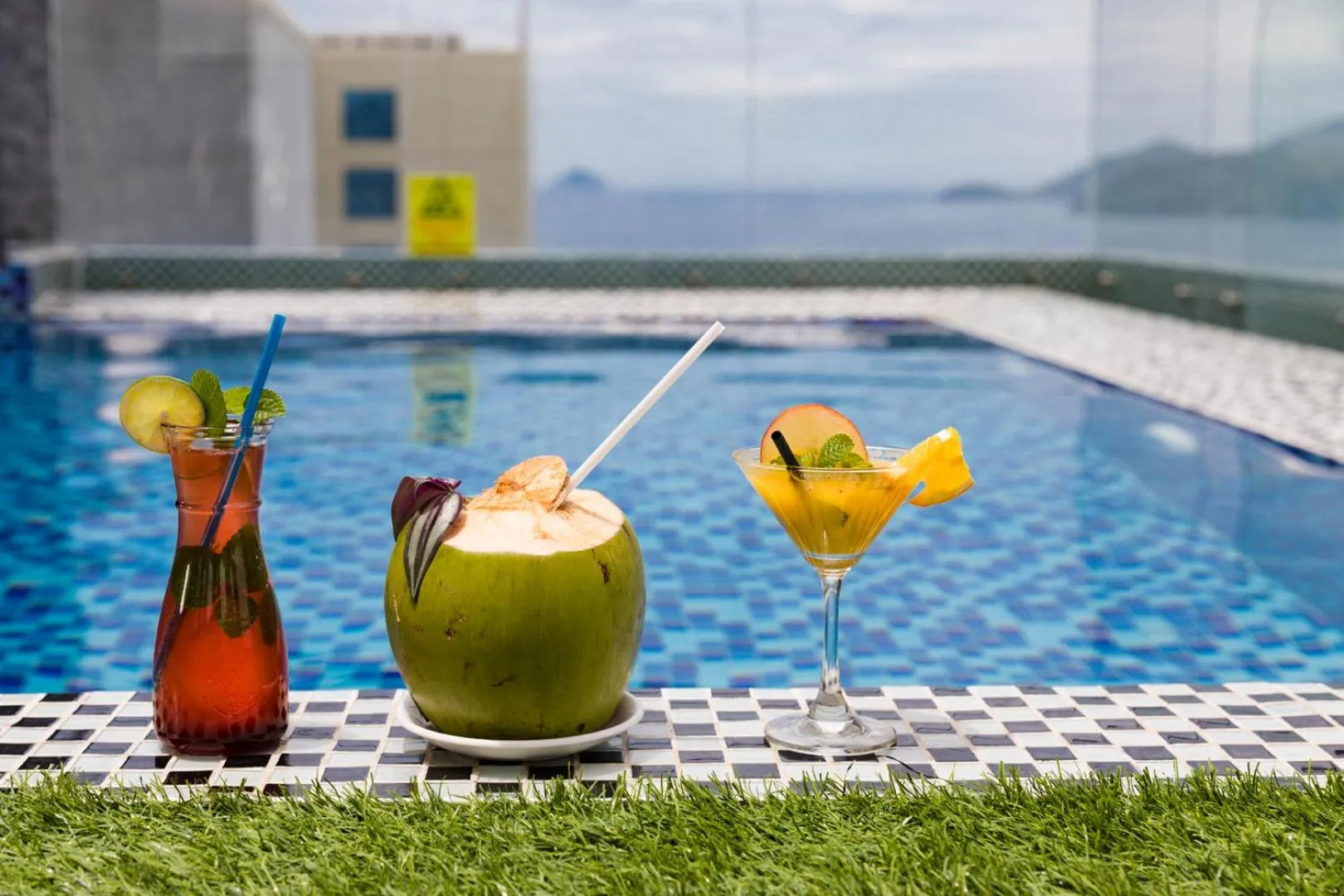 Swimming pool in Aaron Hotel