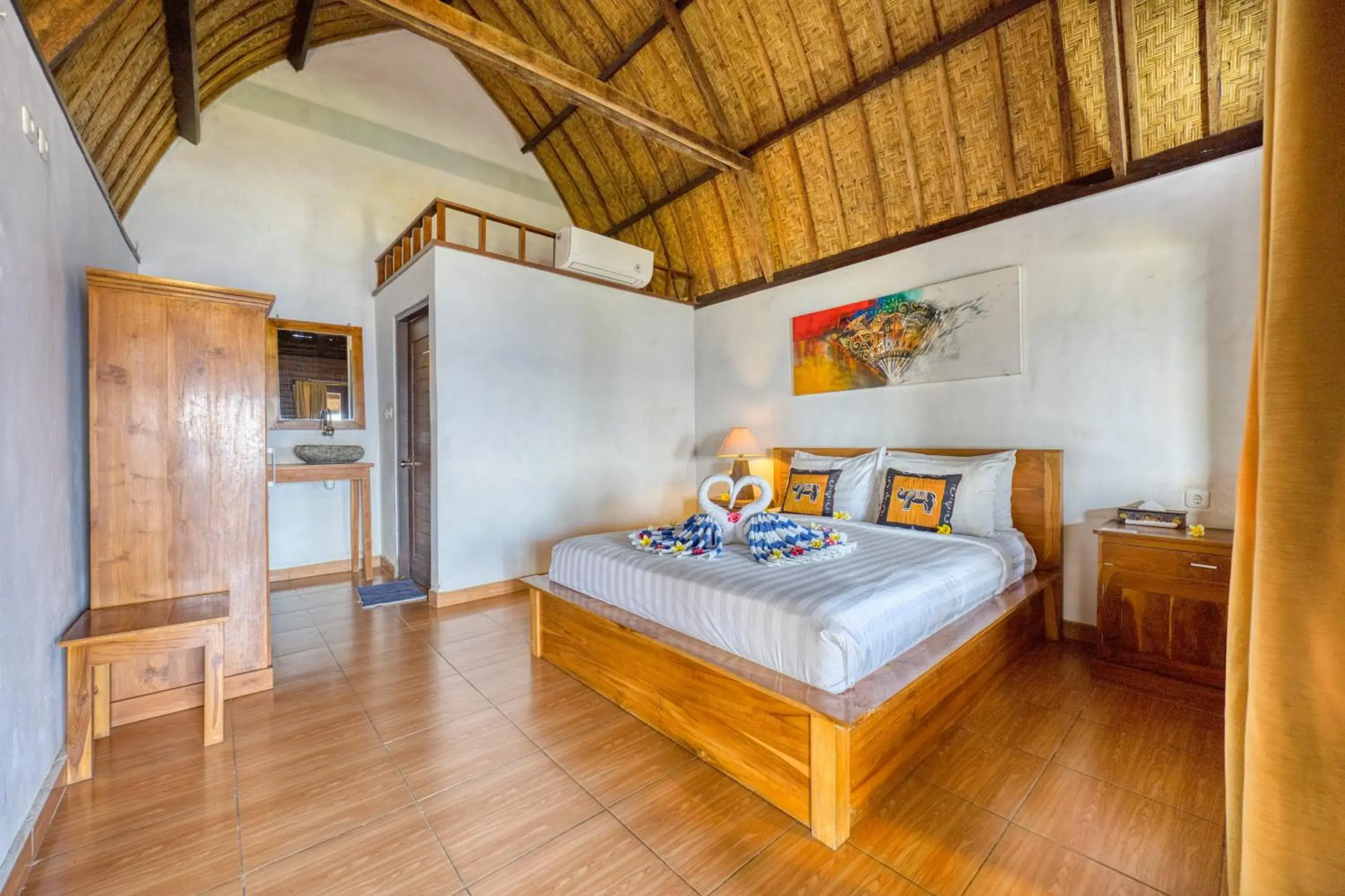 Deluxe Double Room with Sea View in Song Cang Bungalow Deluxe Double Room with Sea View in Song Cang Bungalow