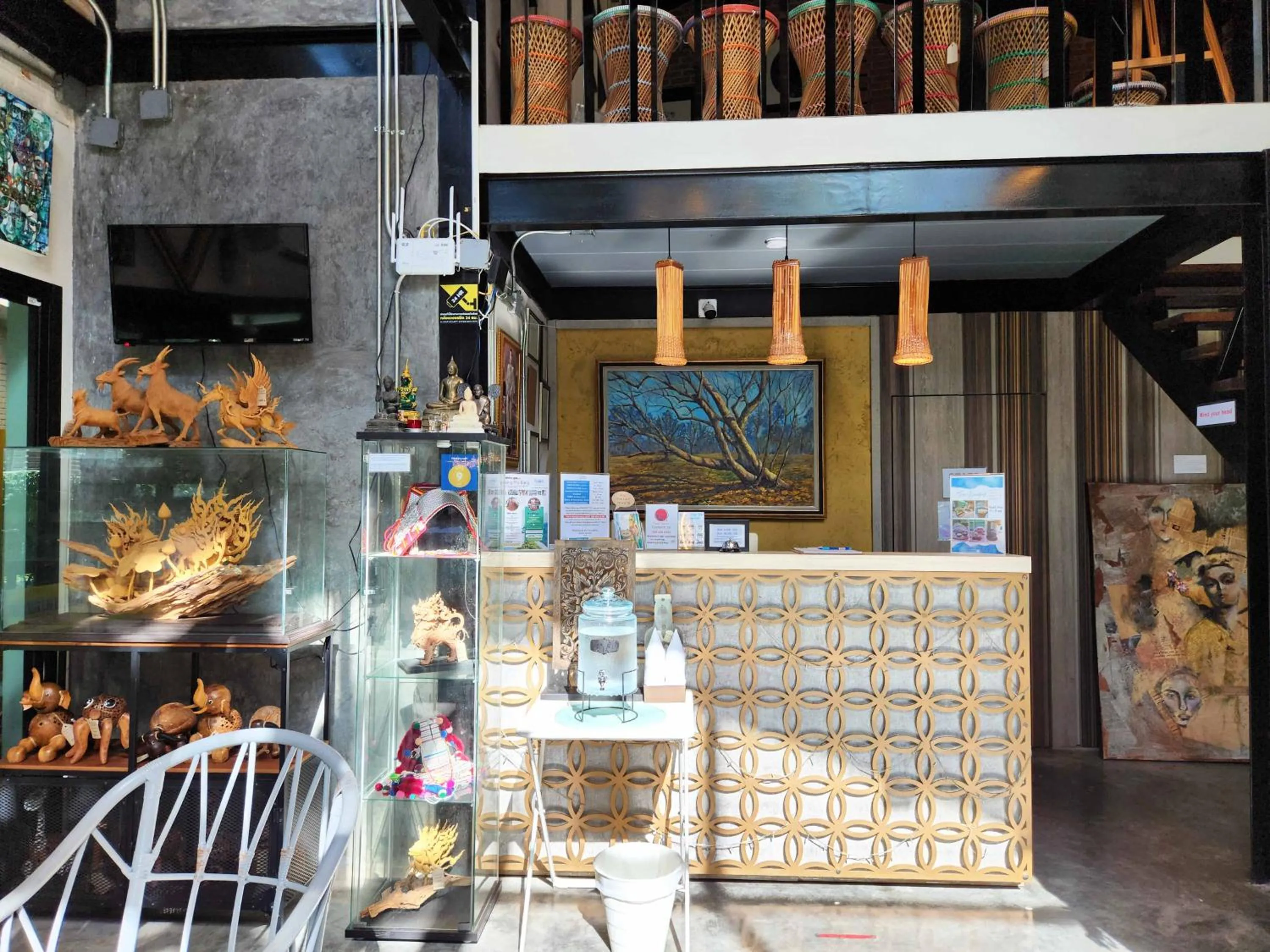 Property building in Baan Mai Kradan Hostel Chiang Rai