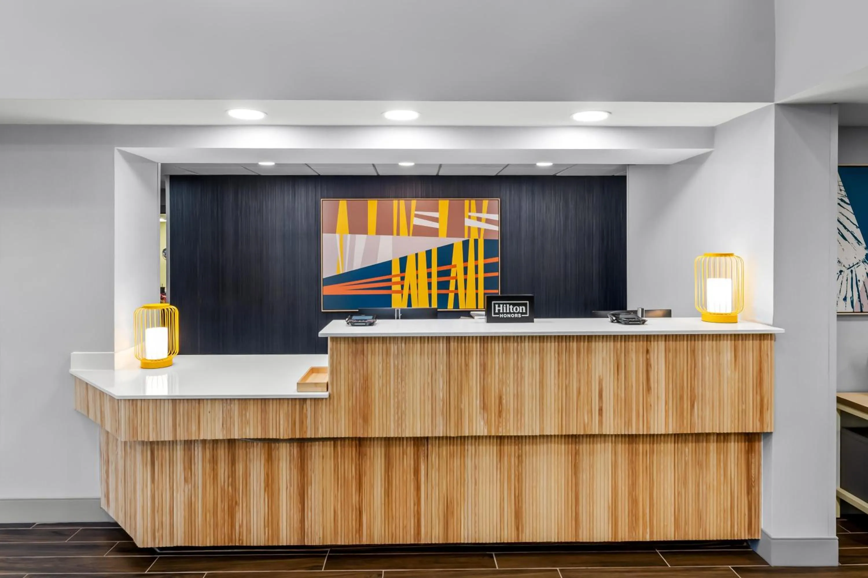 Lobby or reception in Spark by Hilton Lynchburg