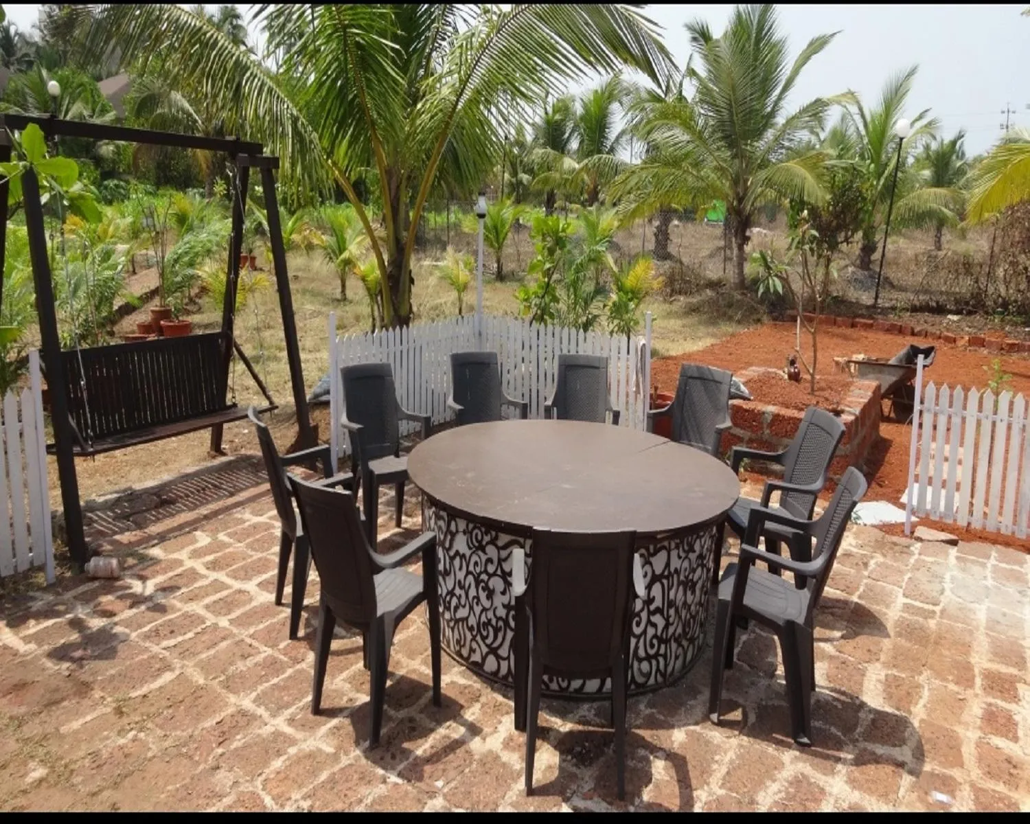 Seating area in Exotica Beach Retreats Diveagar