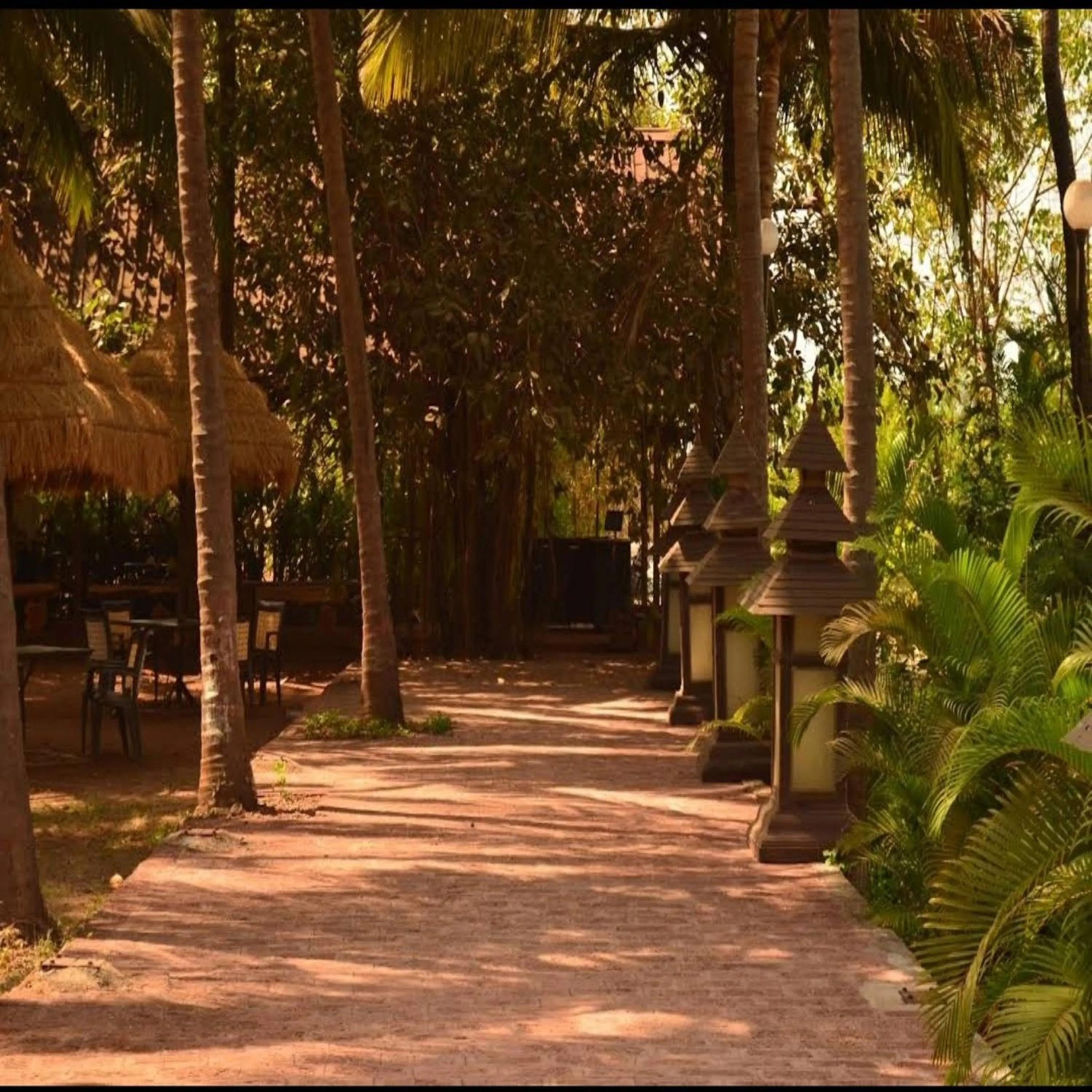 Garden in Exotica Beach Retreats Diveagar