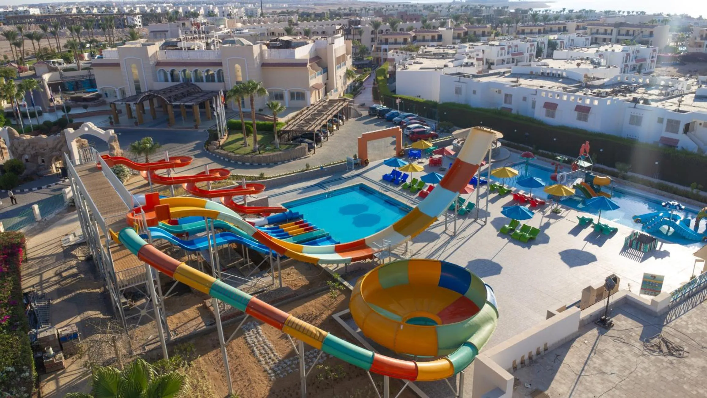 Aqua park in Ivy Cyrene Island Aqua Park Resort
