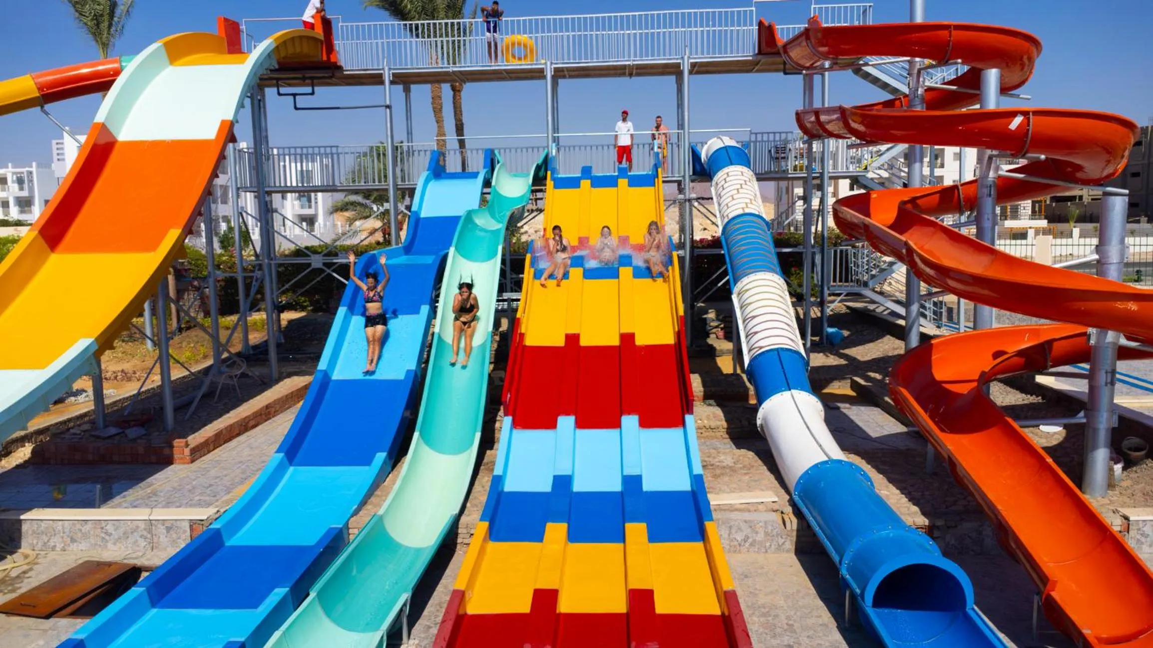 Aqua park in Ivy Cyrene Island Aqua Park Resort