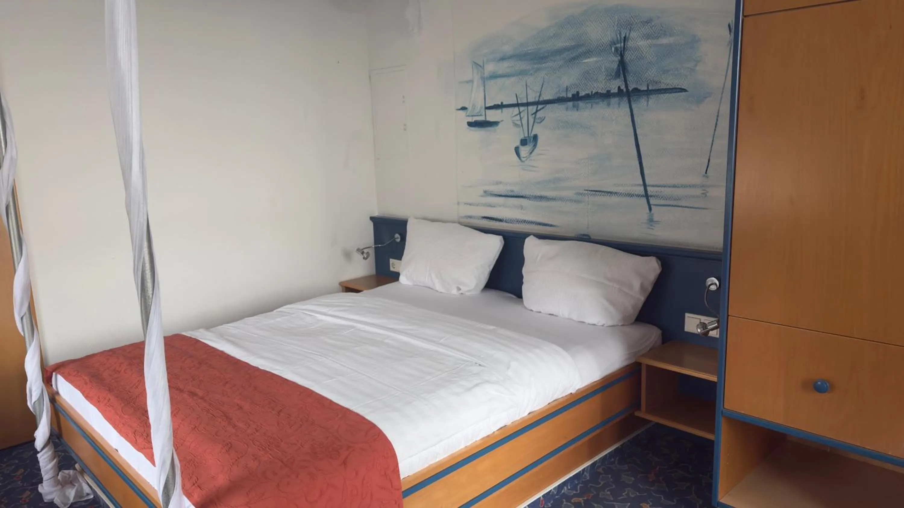 Bed in Hotel Up´n Diek