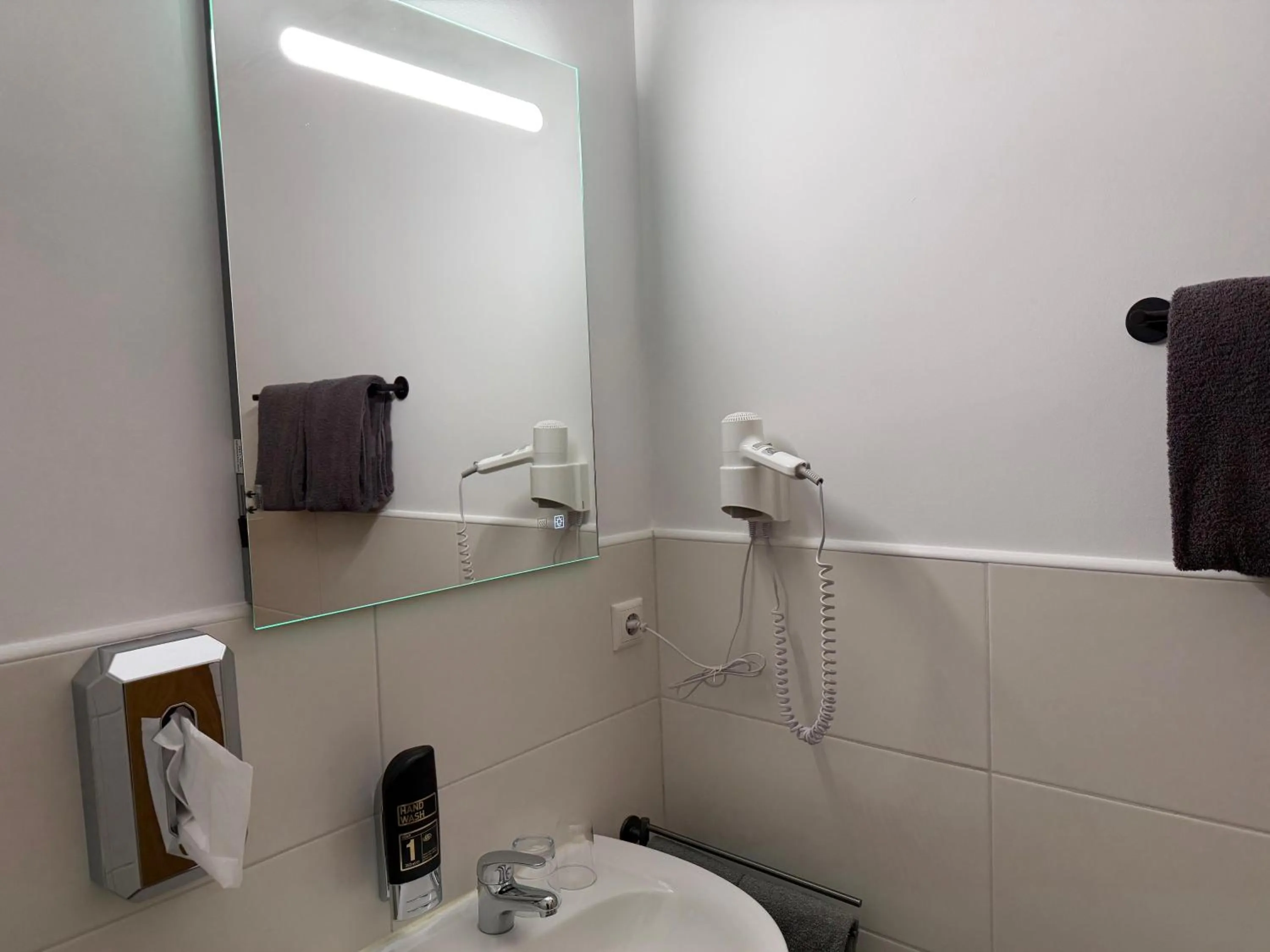 Bathroom in Hotel Up´n Diek