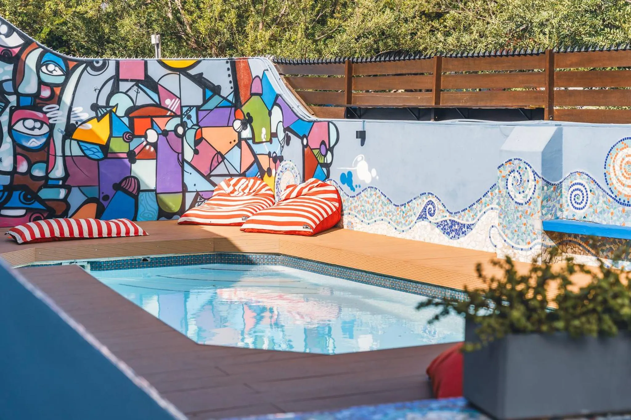 Swimming pool in Villa Viva Cape Town