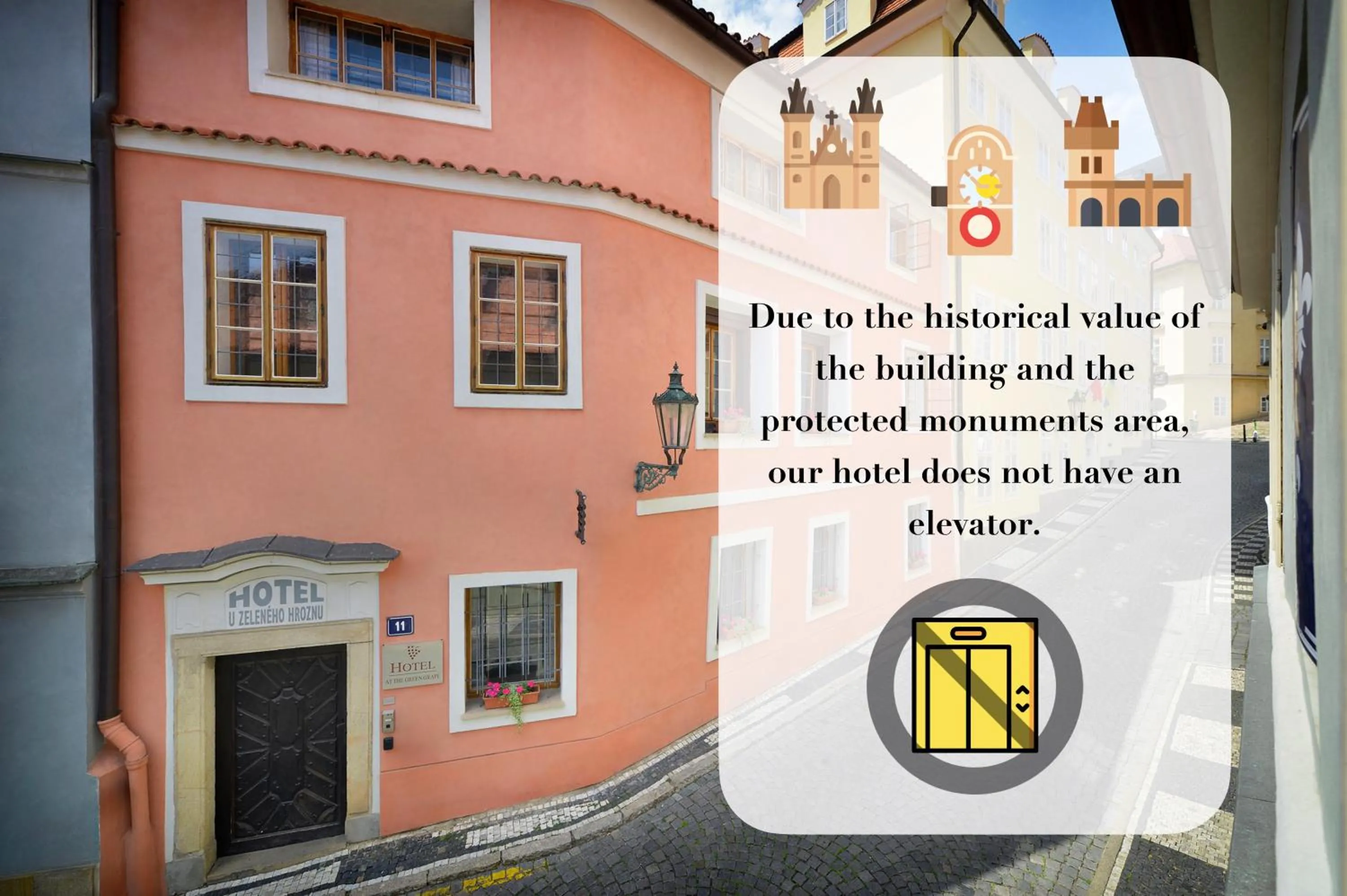 Property building in Hotel At the Green Grape