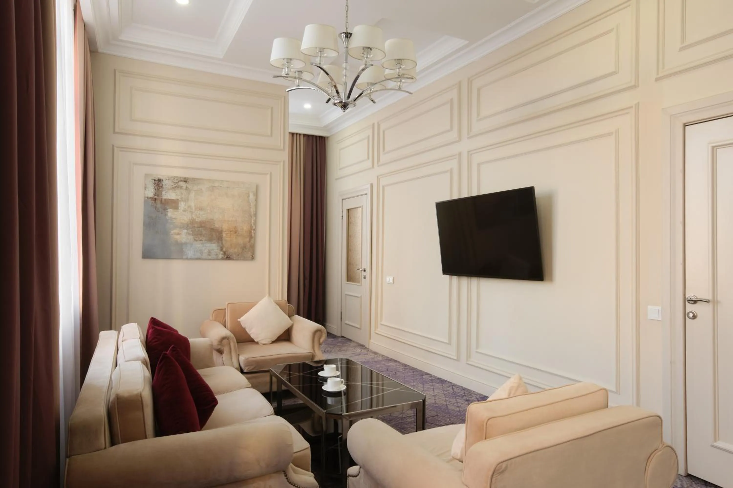 TV and multimedia in Madison Ave Hotel Bishkek