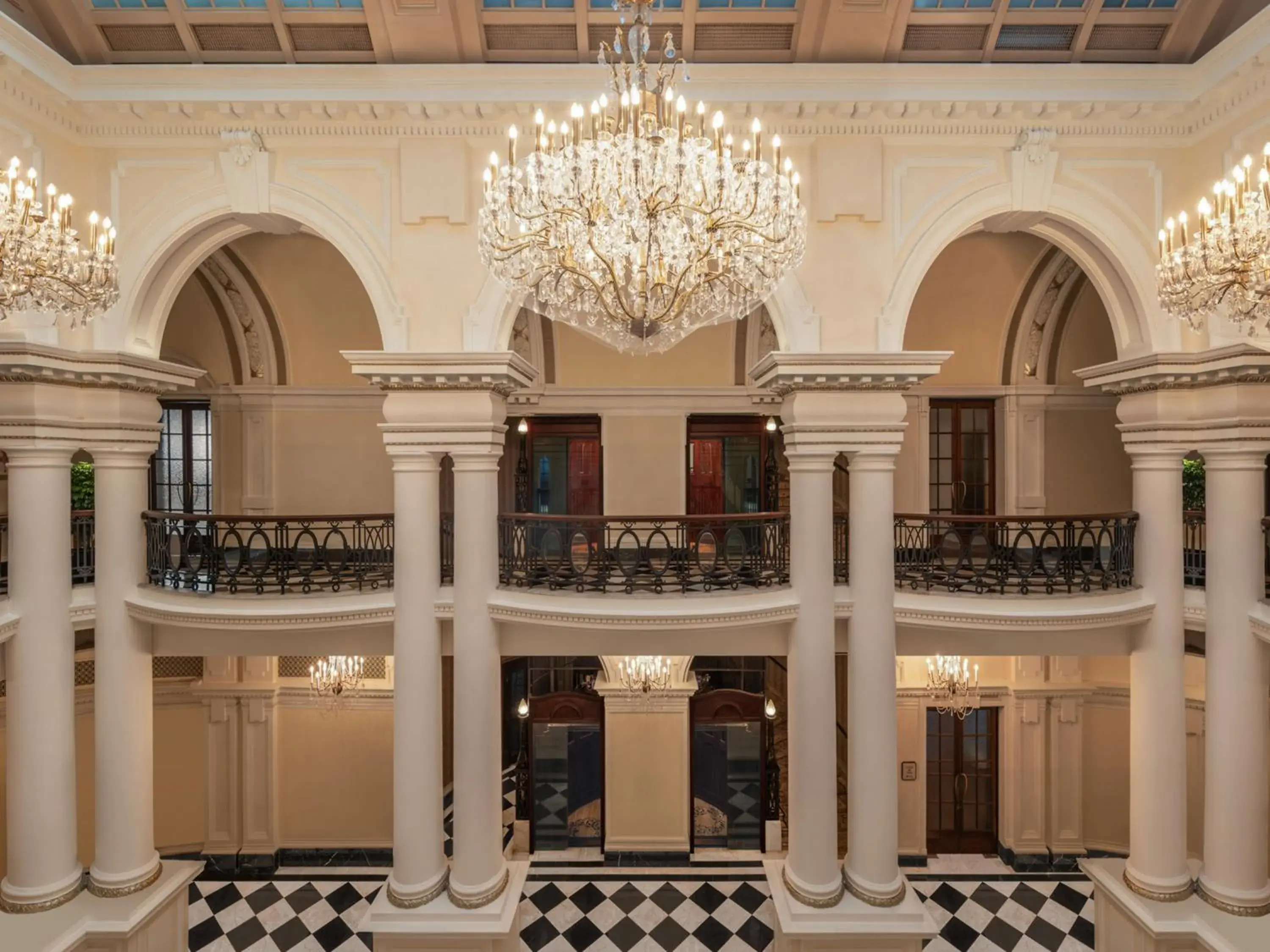 Lobby or reception in Waldorf Astoria Shanghai on the Bund Lobby or reception in Waldorf Astoria Shanghai on the Bund