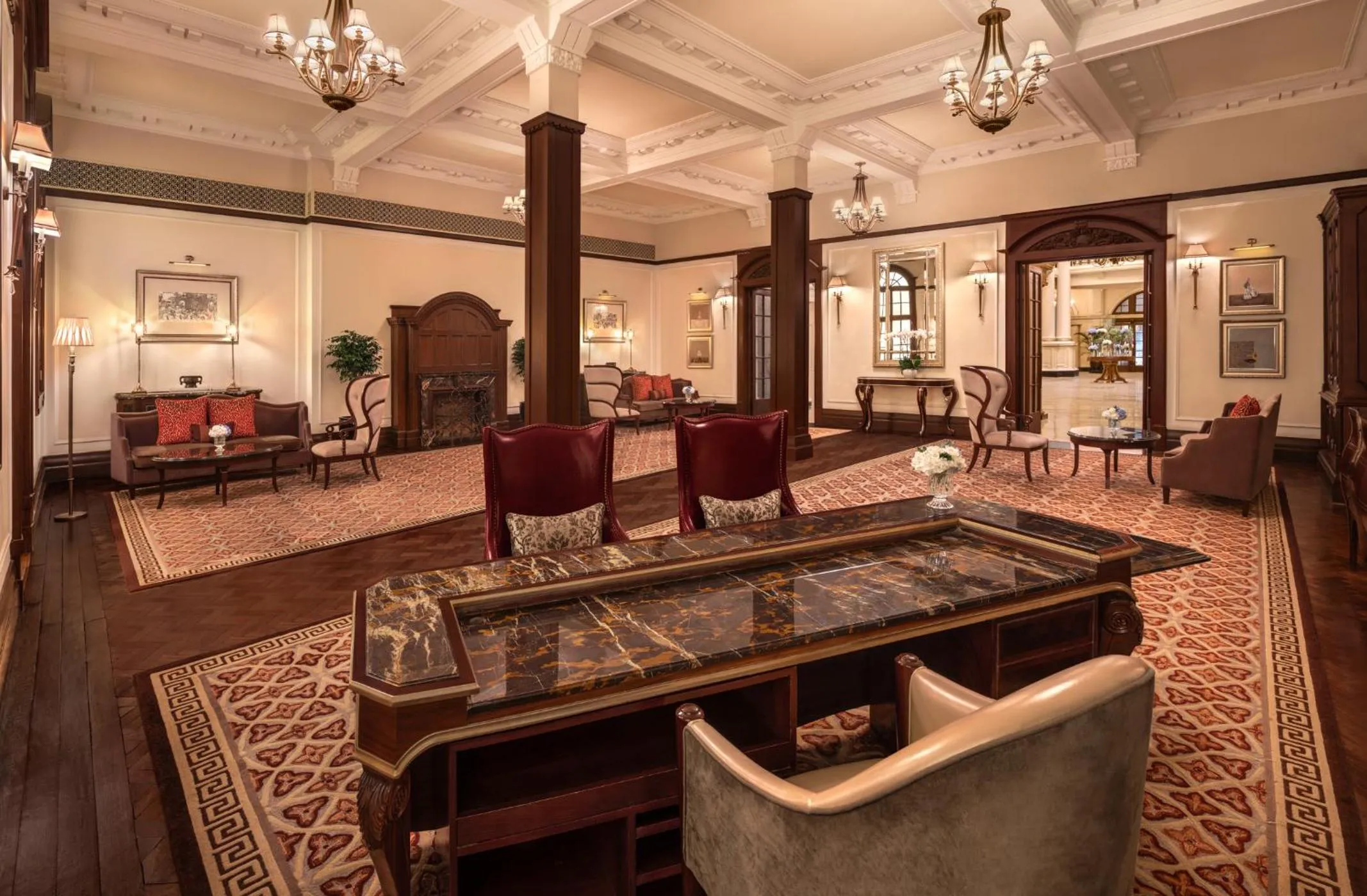 Seating area in Waldorf Astoria Shanghai on the Bund