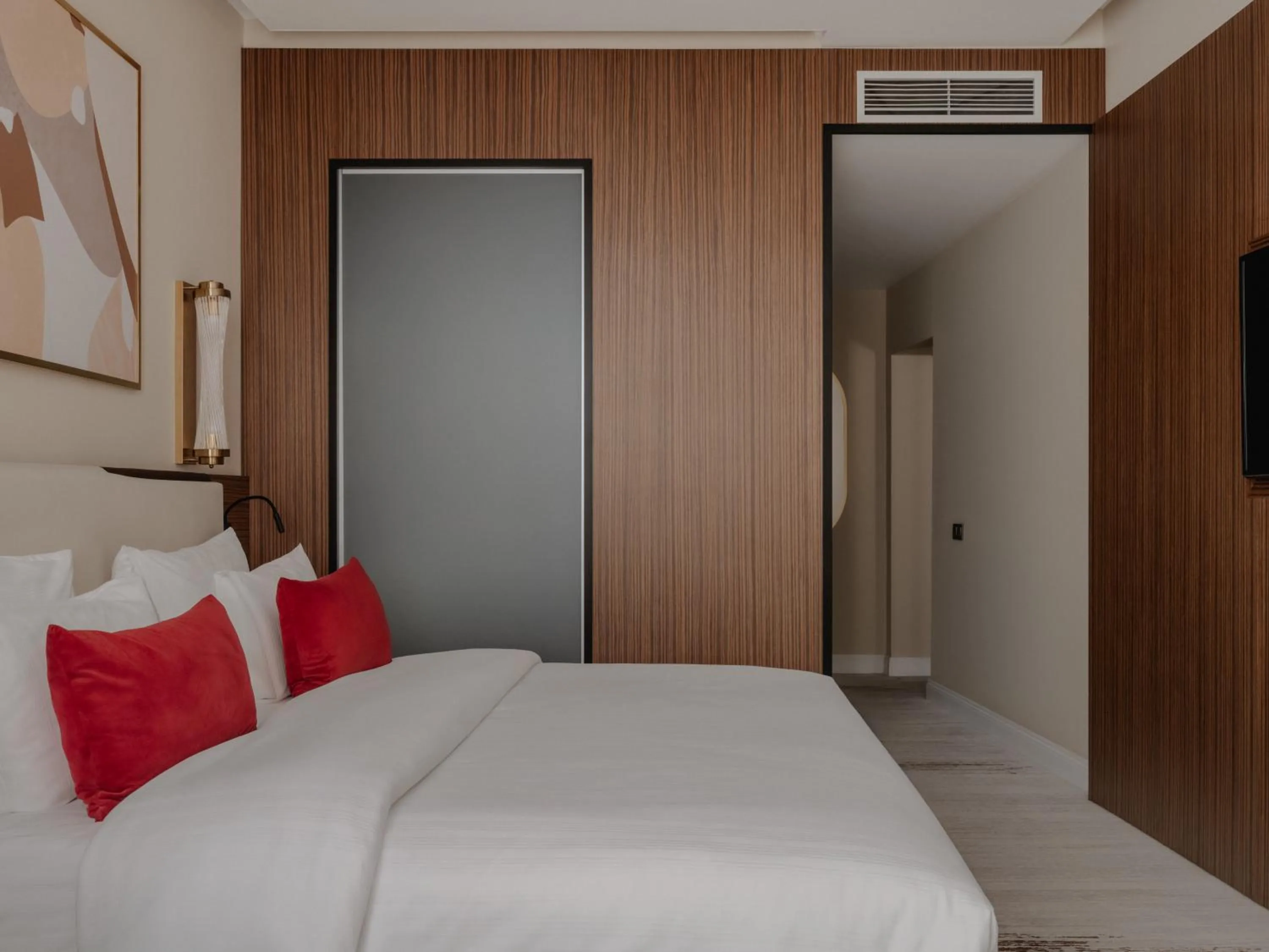 Bedroom, Bed in Kazakhstan Hotel