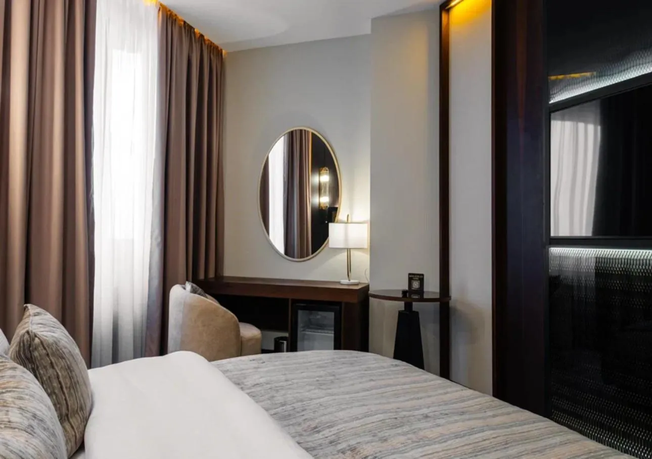 TV and multimedia, Bed in Kazakhstan Hotel