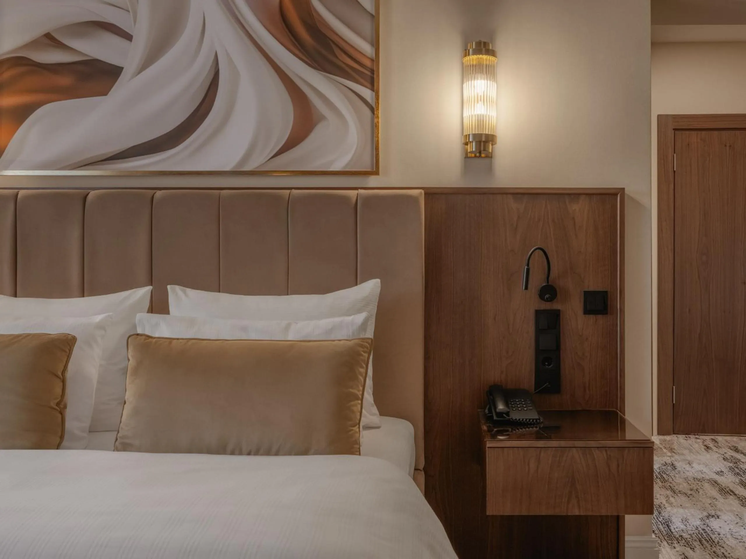 Bedroom, Bed in Kazakhstan Hotel