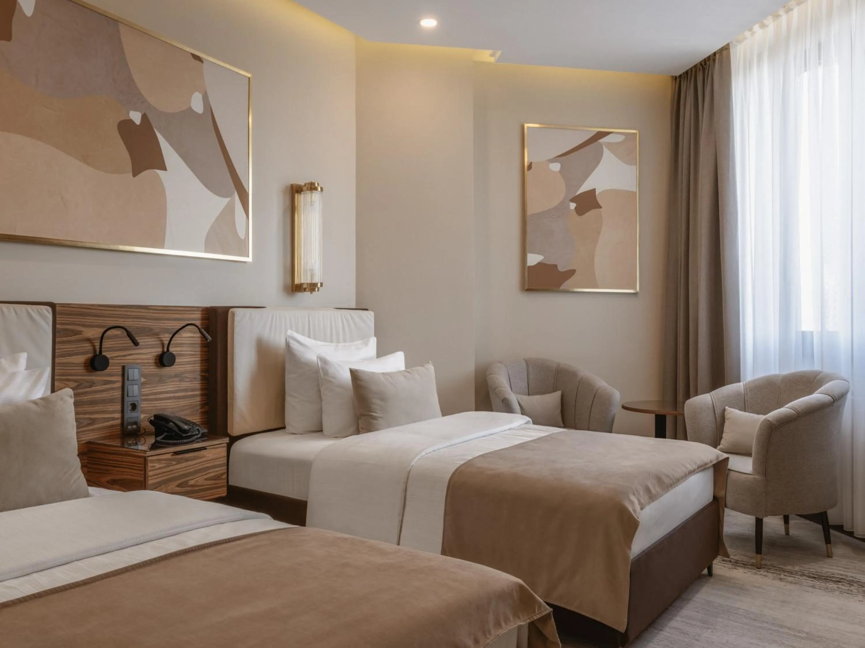 Bedroom, Bed in Kazakhstan Hotel