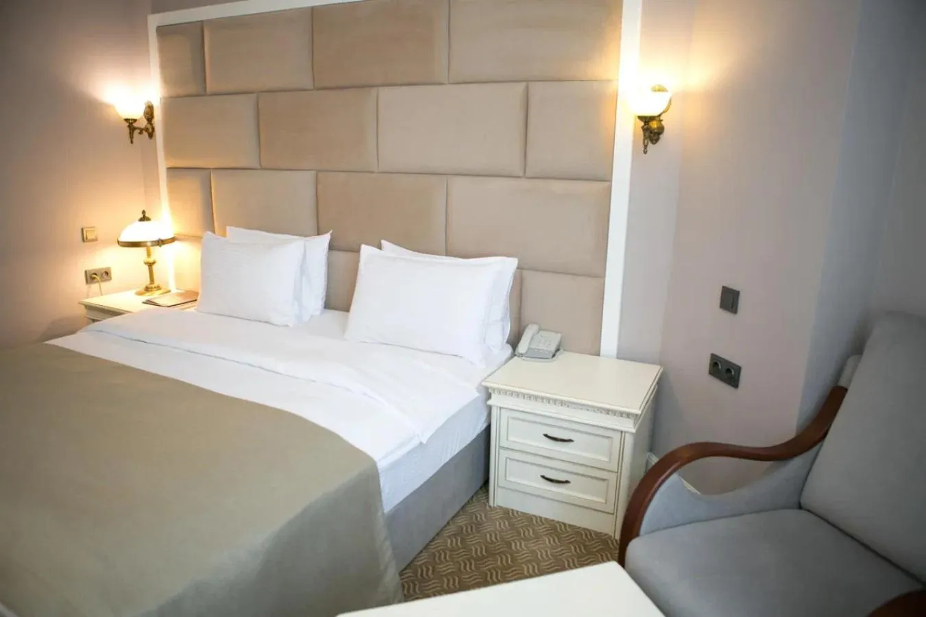 Property building, Bed in Kazakhstan Hotel