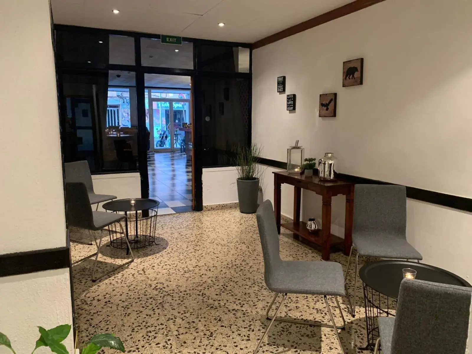 Property building in Hostal Tierramar Property building in Hostal Tierramar