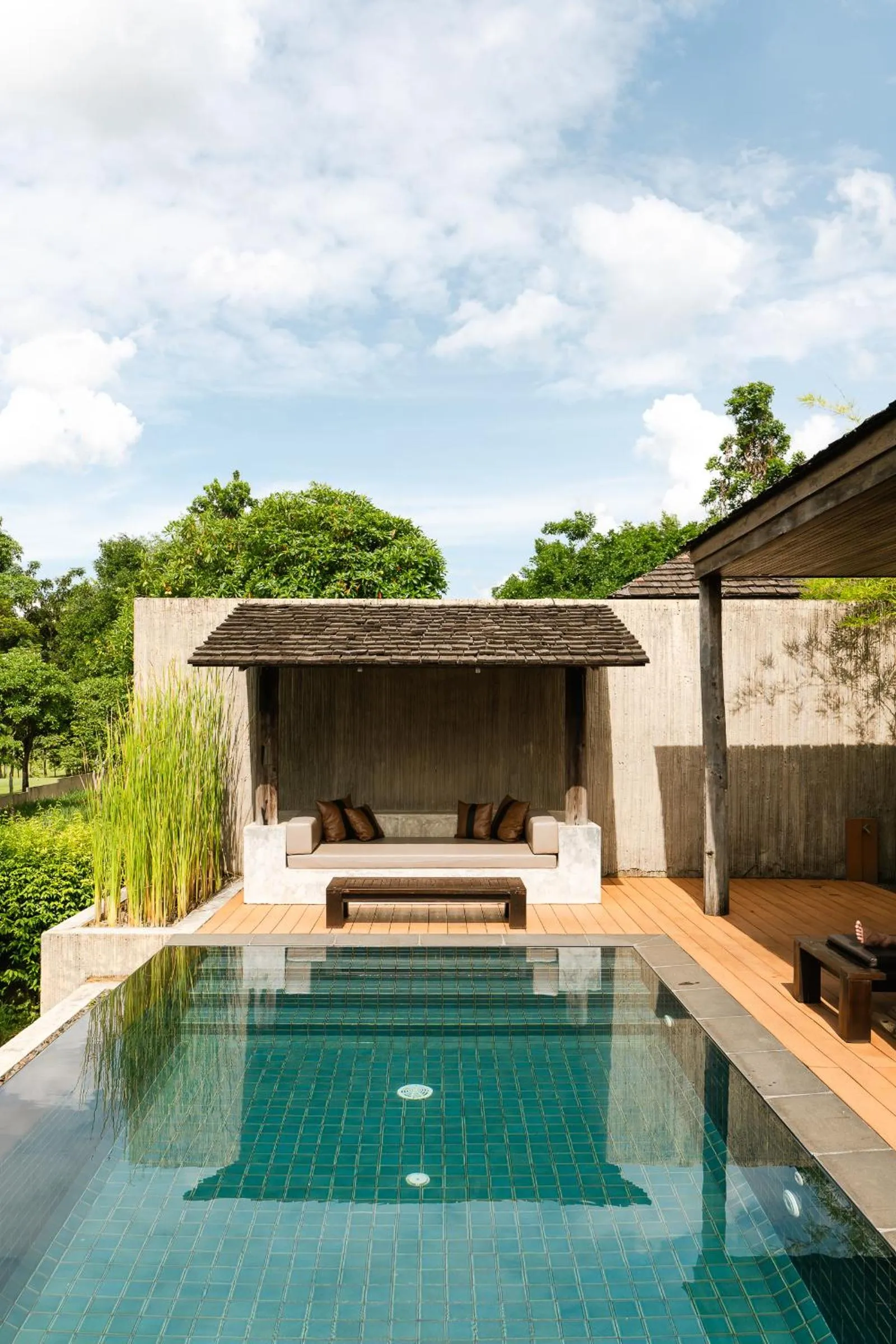 Pool view in MUTHI MAYA Forest Pool Villa Resort - SHA Plus Certified