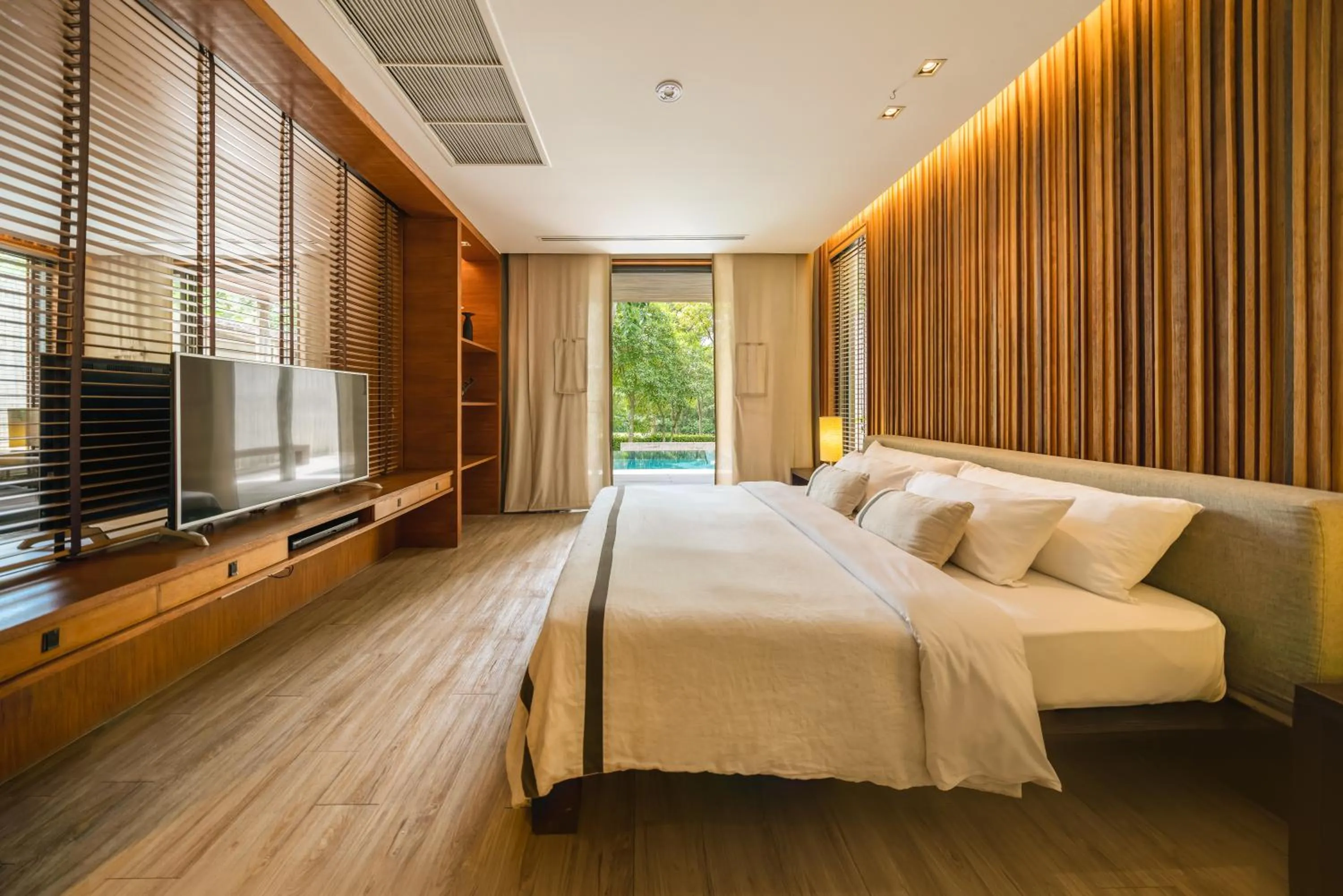 Bedroom, Bed in MUTHI MAYA Forest Pool Villa Resort - SHA Plus Certified