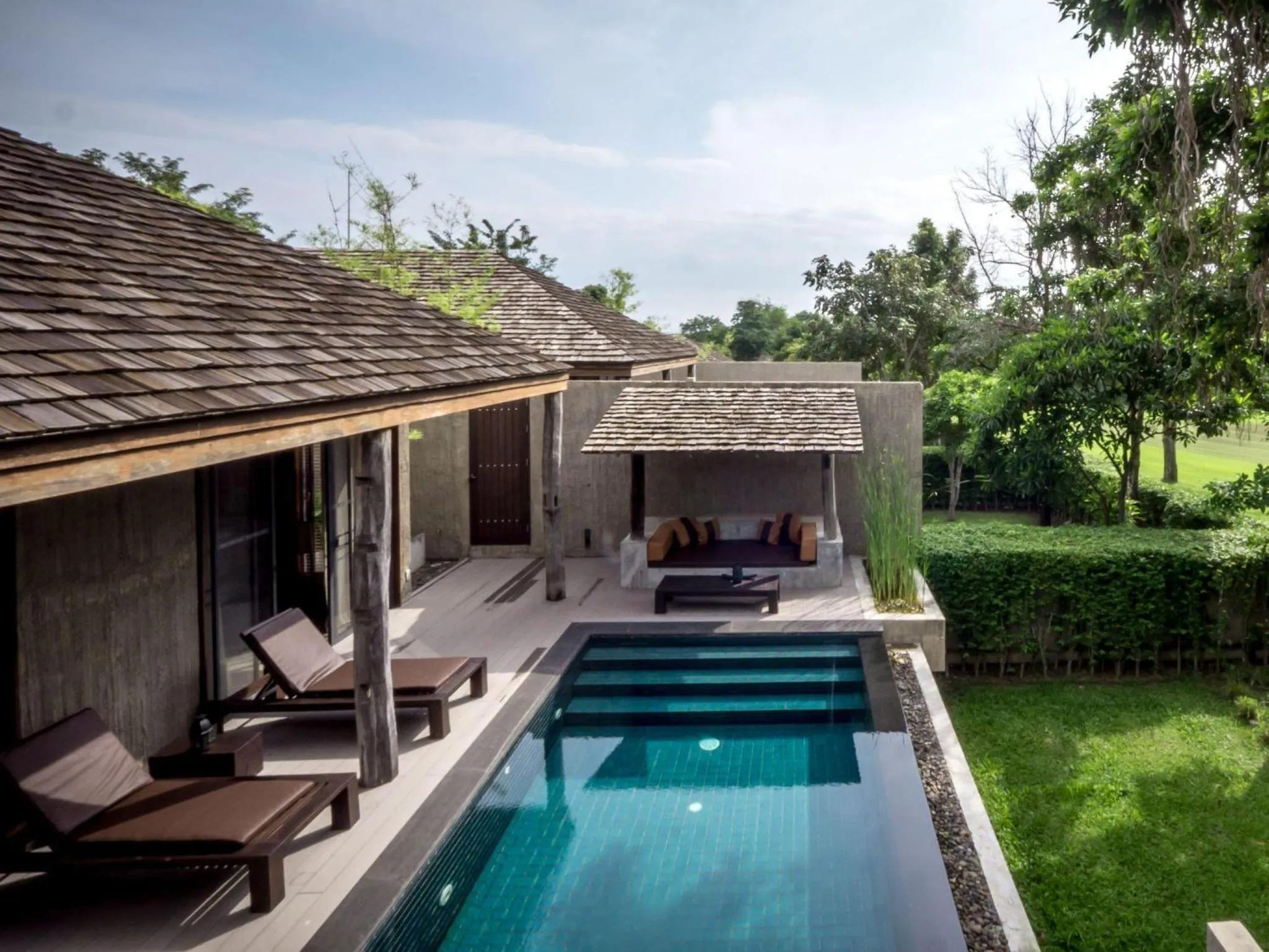 Pool view in MUTHI MAYA Forest Pool Villa Resort - SHA Plus Certified