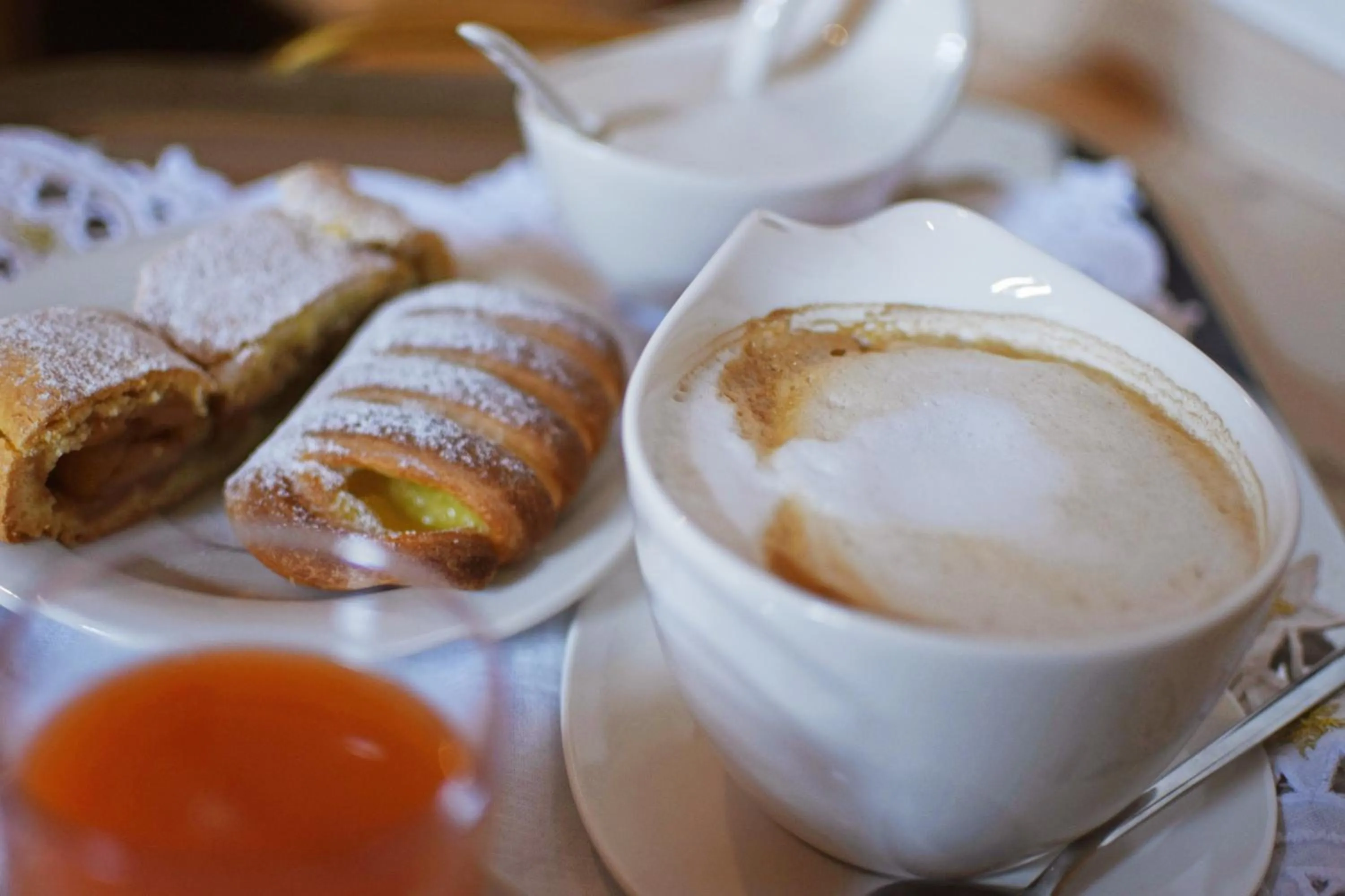 Italian breakfast in Hotel Fonte Dei Veli