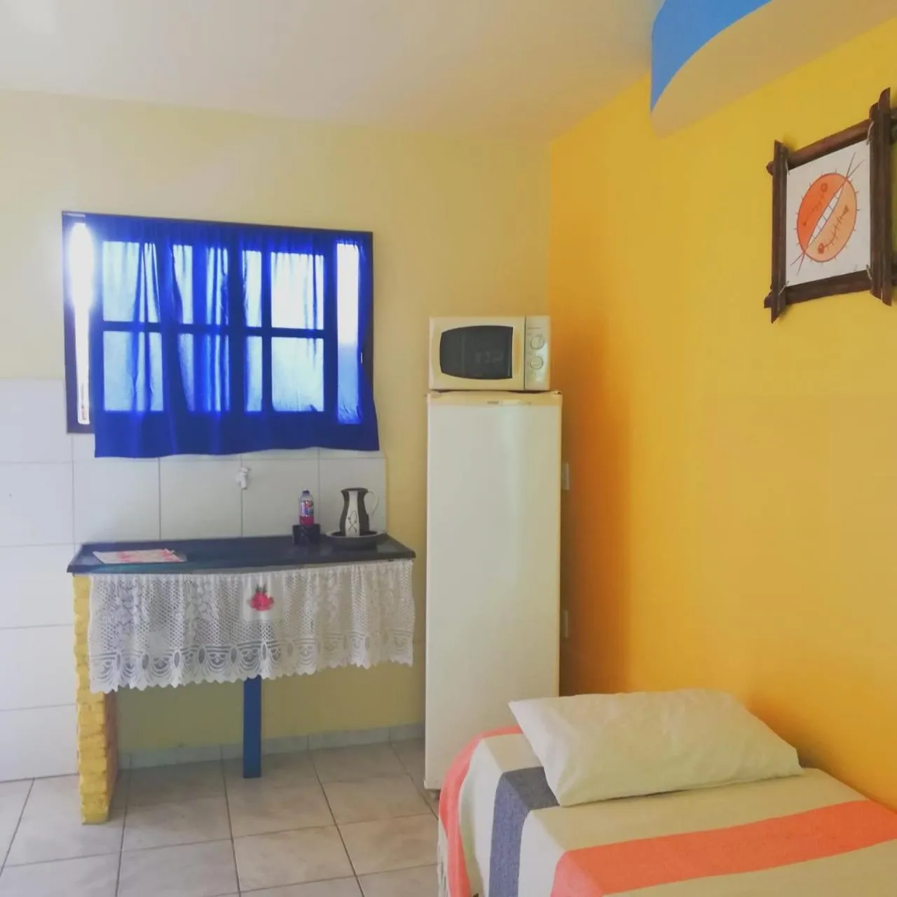 Bed in Bela Silvia Pousada