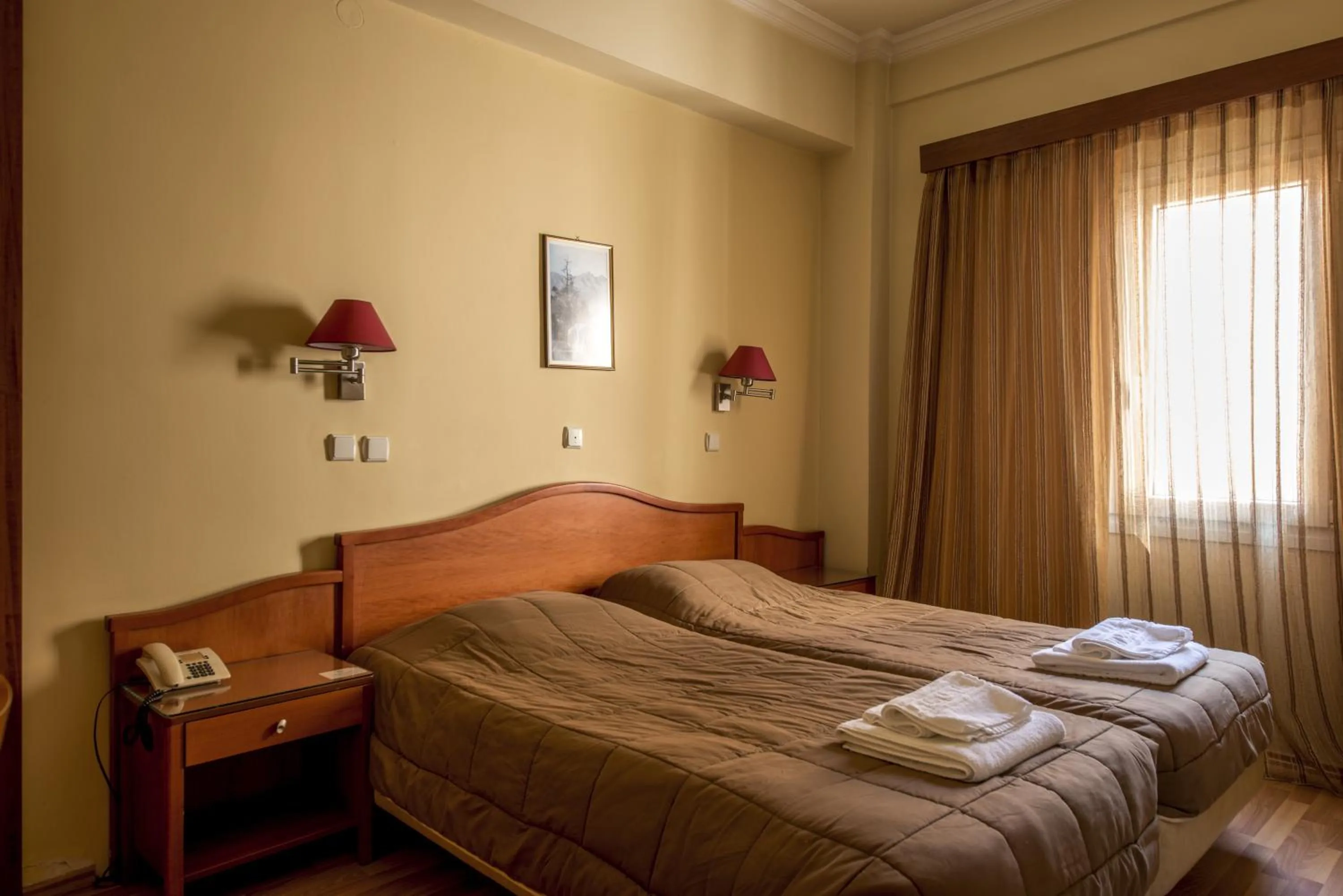 Photo of the whole room, Bed in Lakonia Hotel