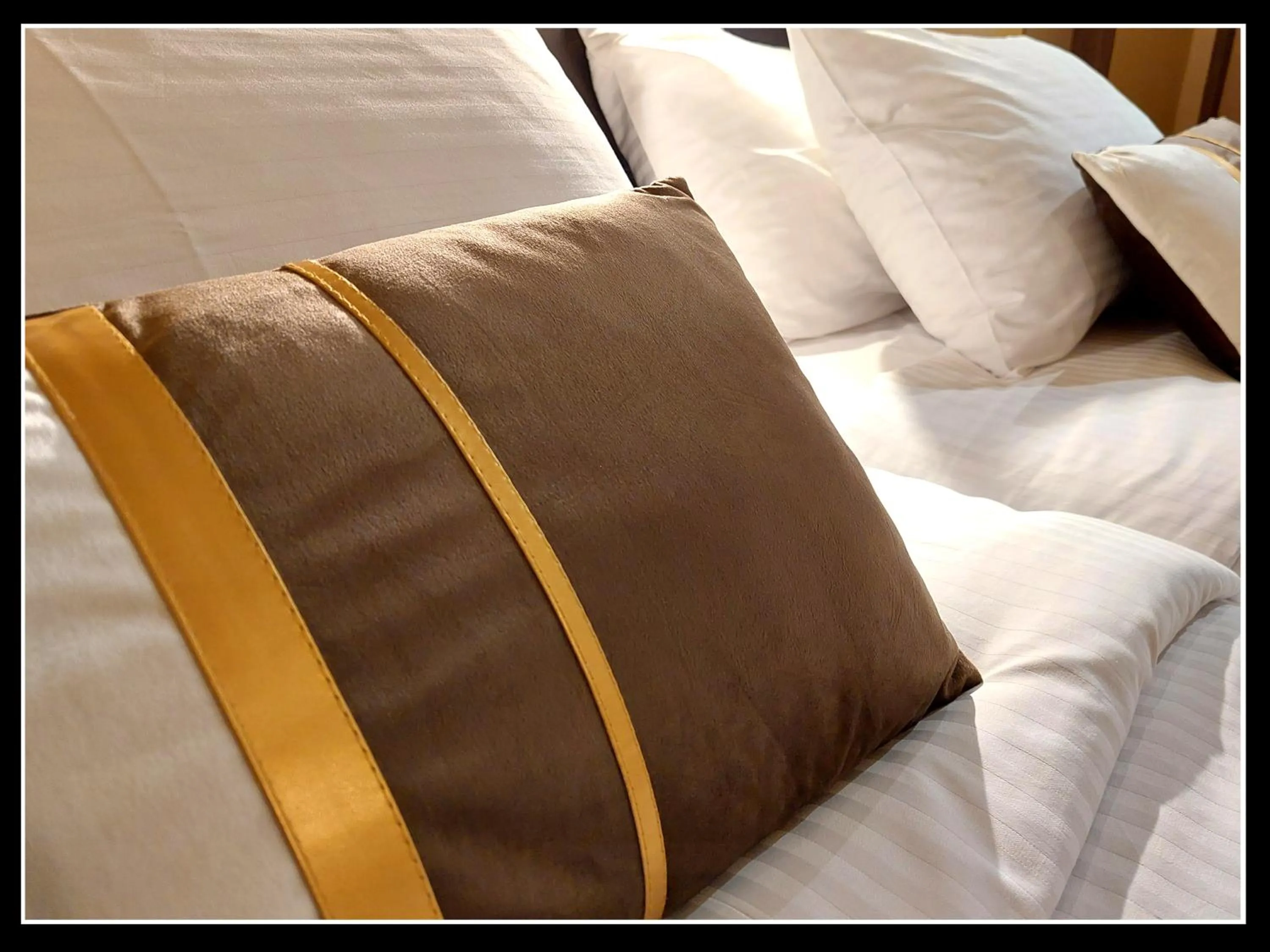Bed in Lakonia Hotel