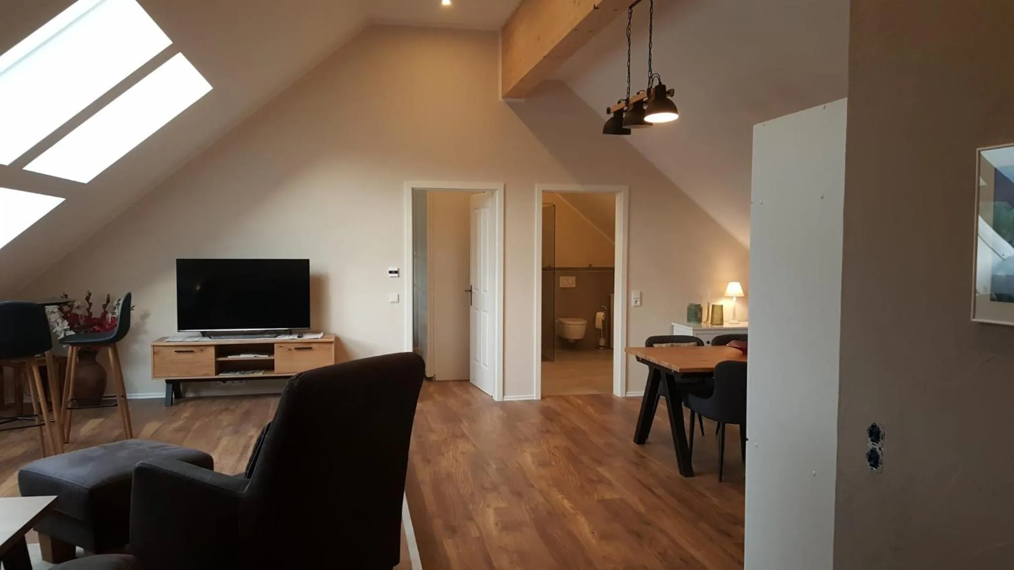 Living room in Hotel-Ferienwohnungen Cafe Maarblick