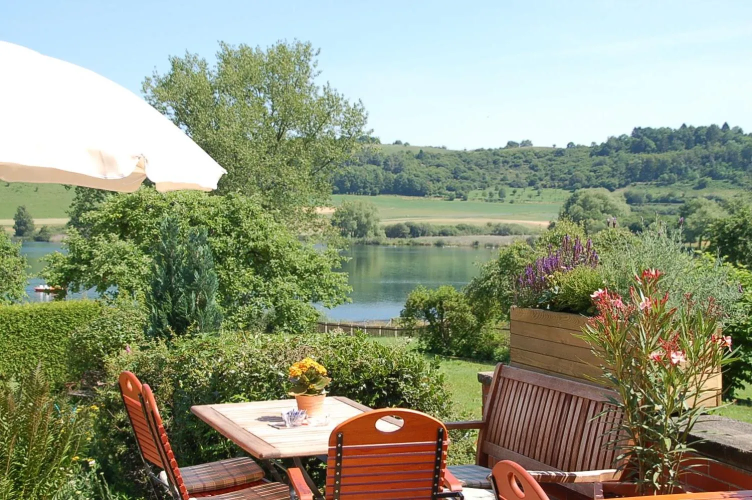 View (from property/room) in Hotel-Ferienwohnungen Cafe Maarblick