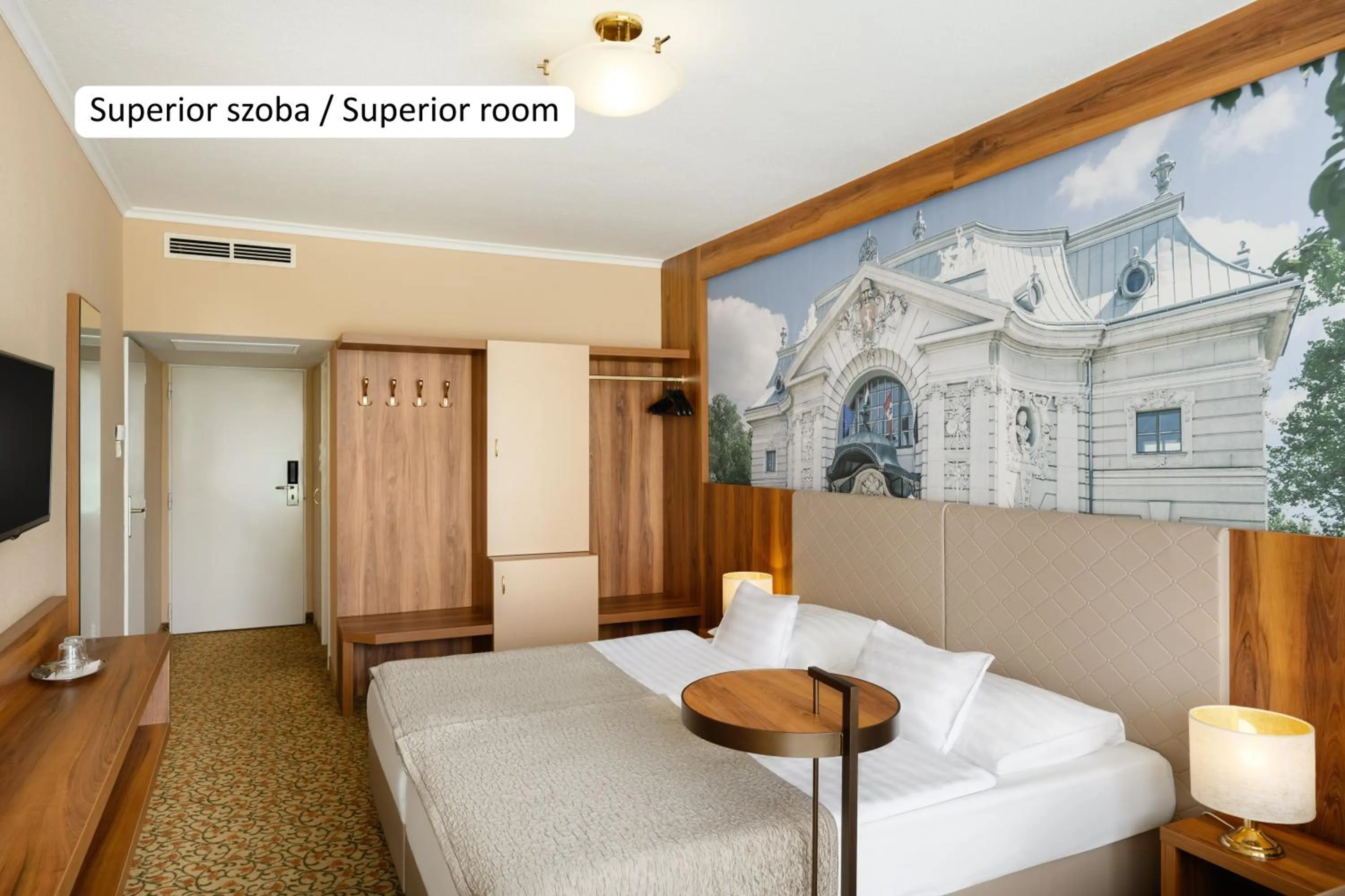 Bed in Aranyhomok Hotel Business & Relax