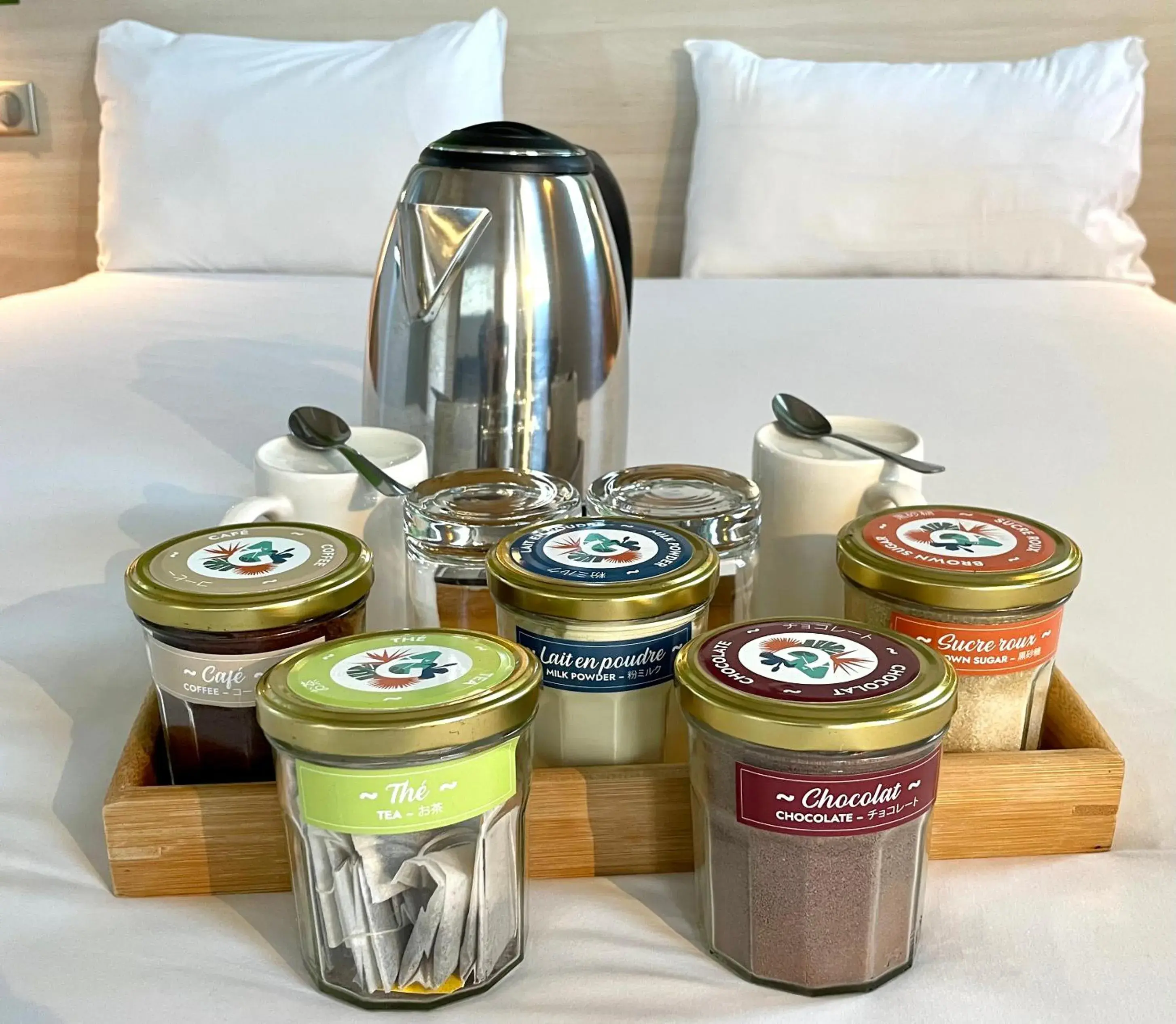 Coffee/tea facilities, Bed in Gondwana City Green Coffee/tea facilities, Bed in Gondwana City Green