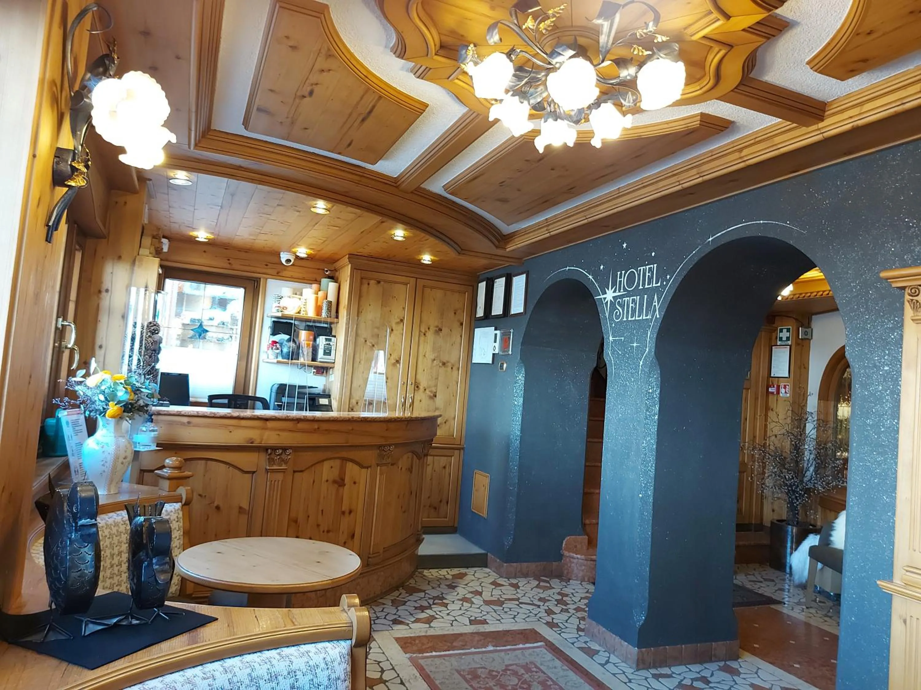 Lobby or reception in Hotel Stella