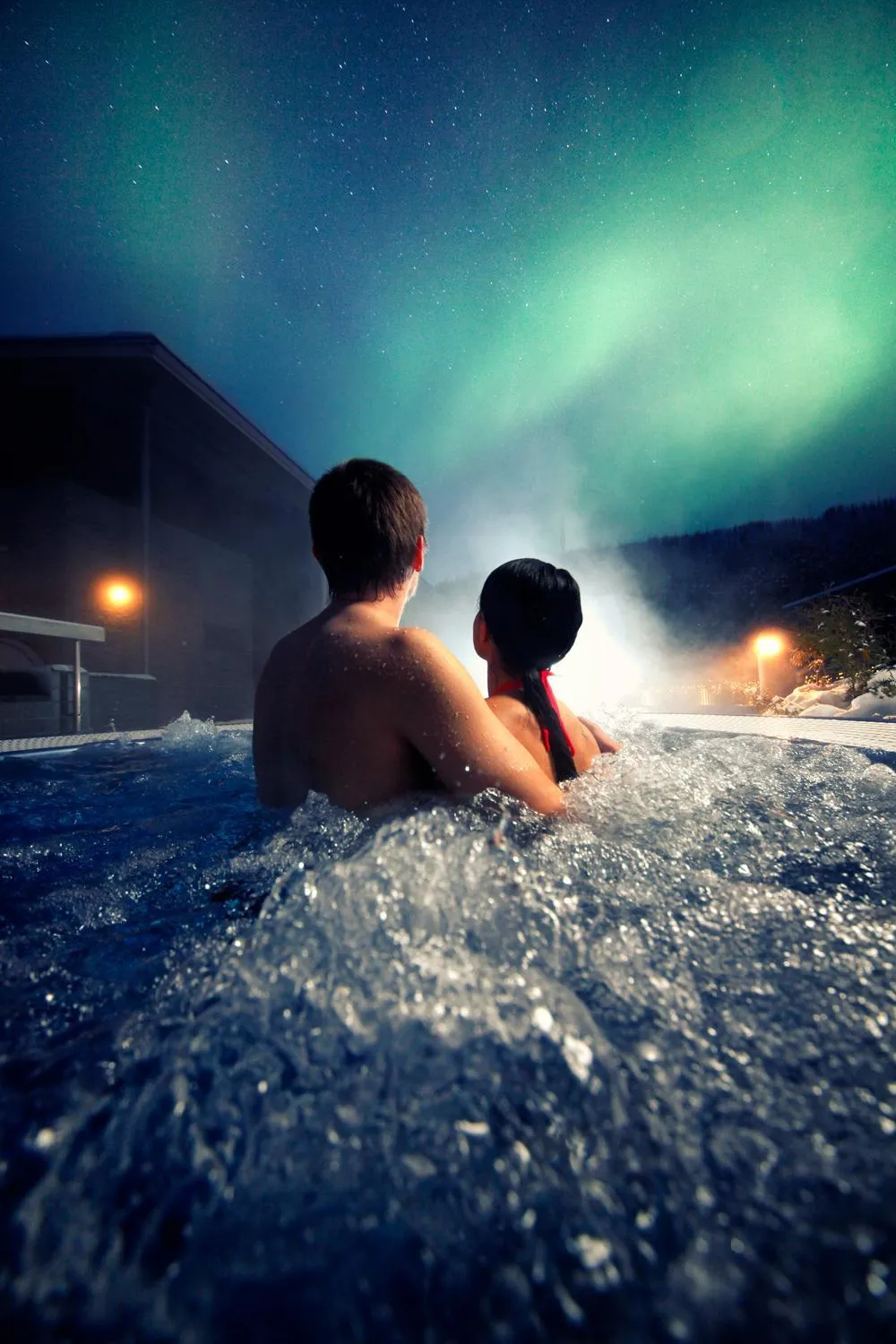 People in Levi Hotel Spa