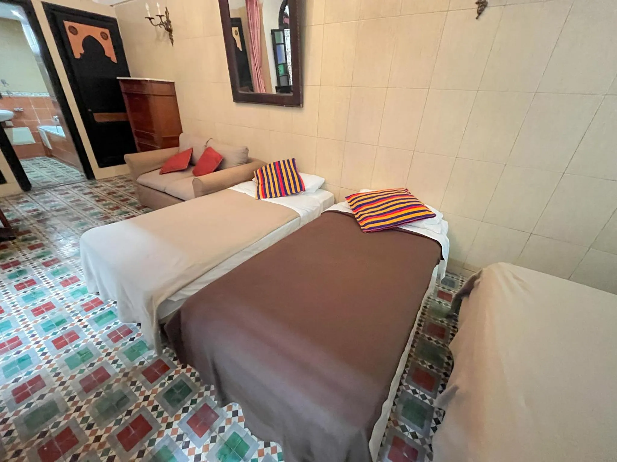 Bed in Riad Baddi