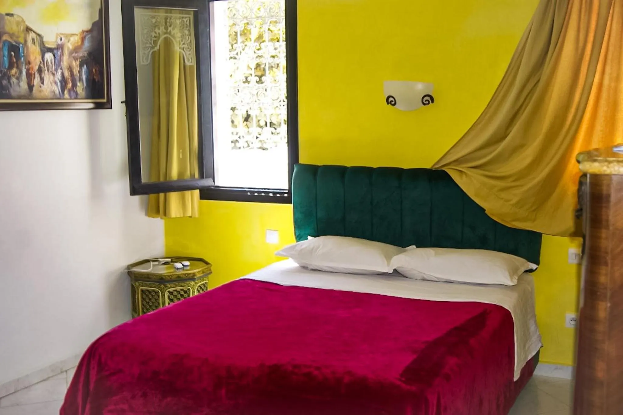 Bed in Riad Baddi