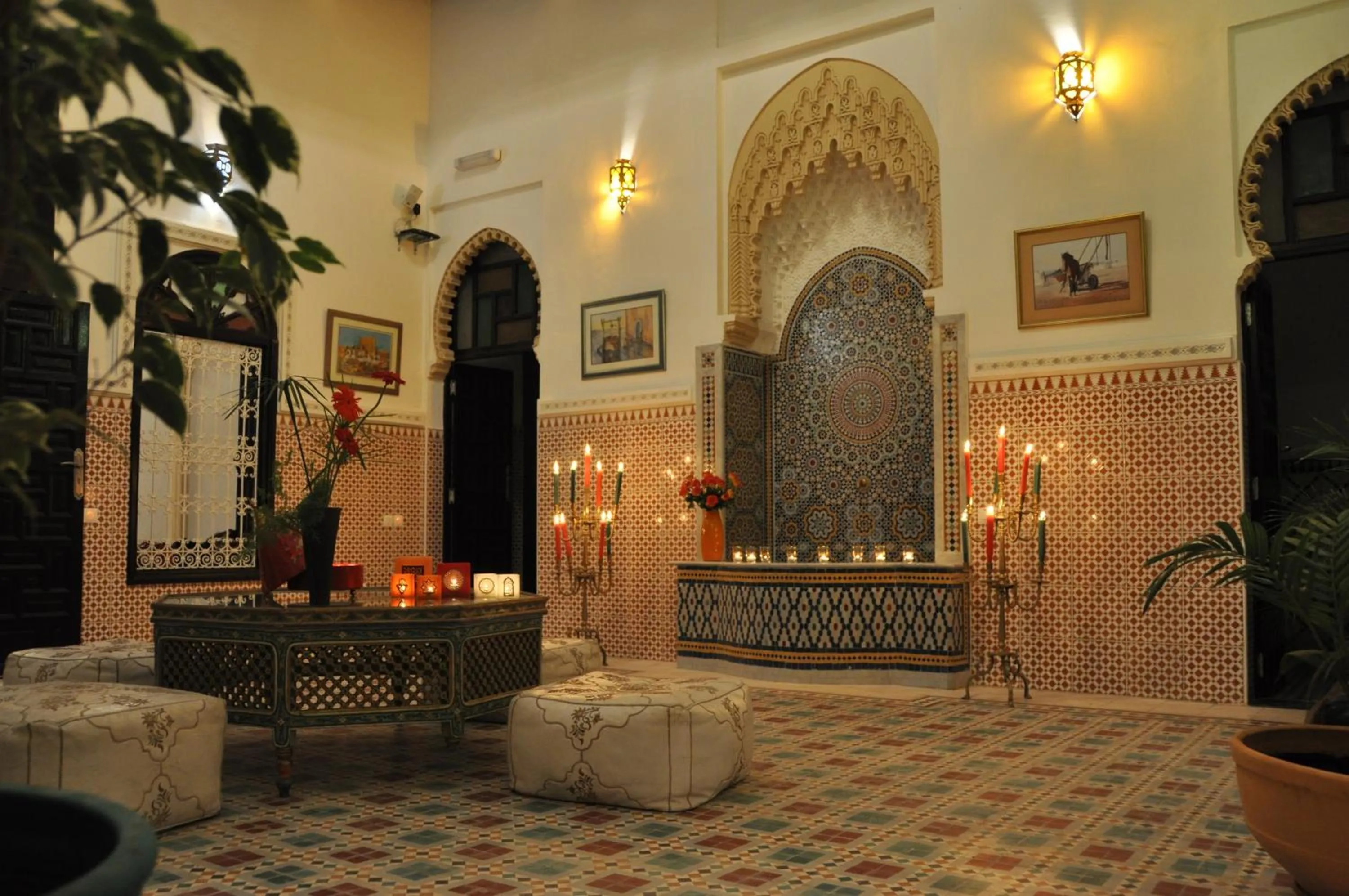 Lobby or reception in Riad Baddi