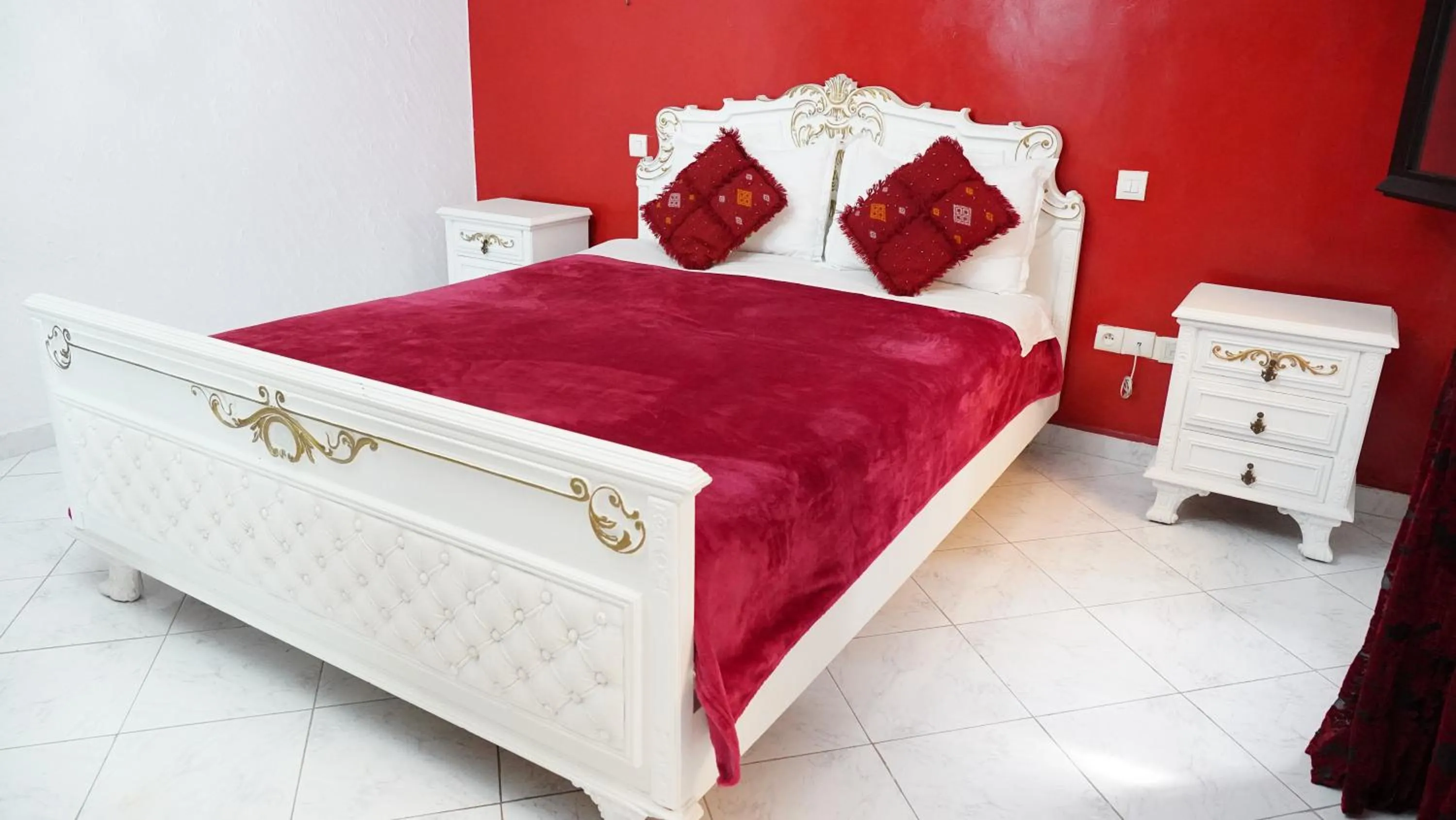 Bed in Riad Baddi