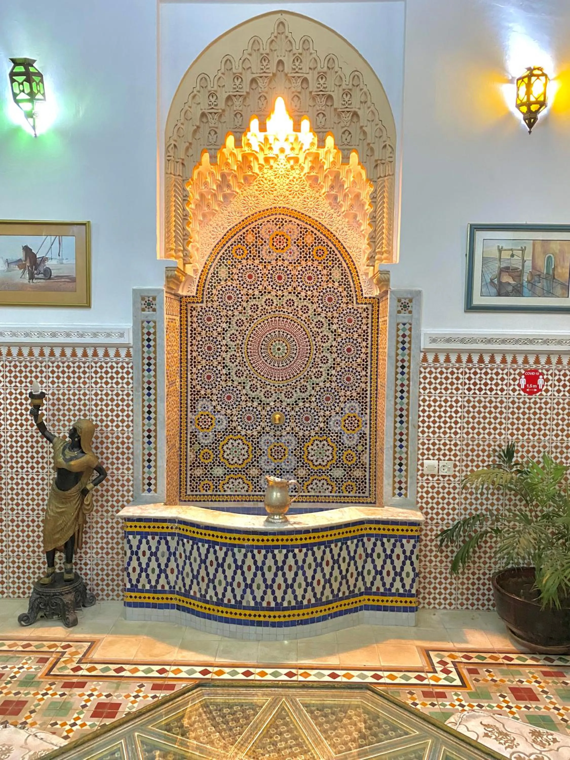 Lobby or reception in Riad Baddi
