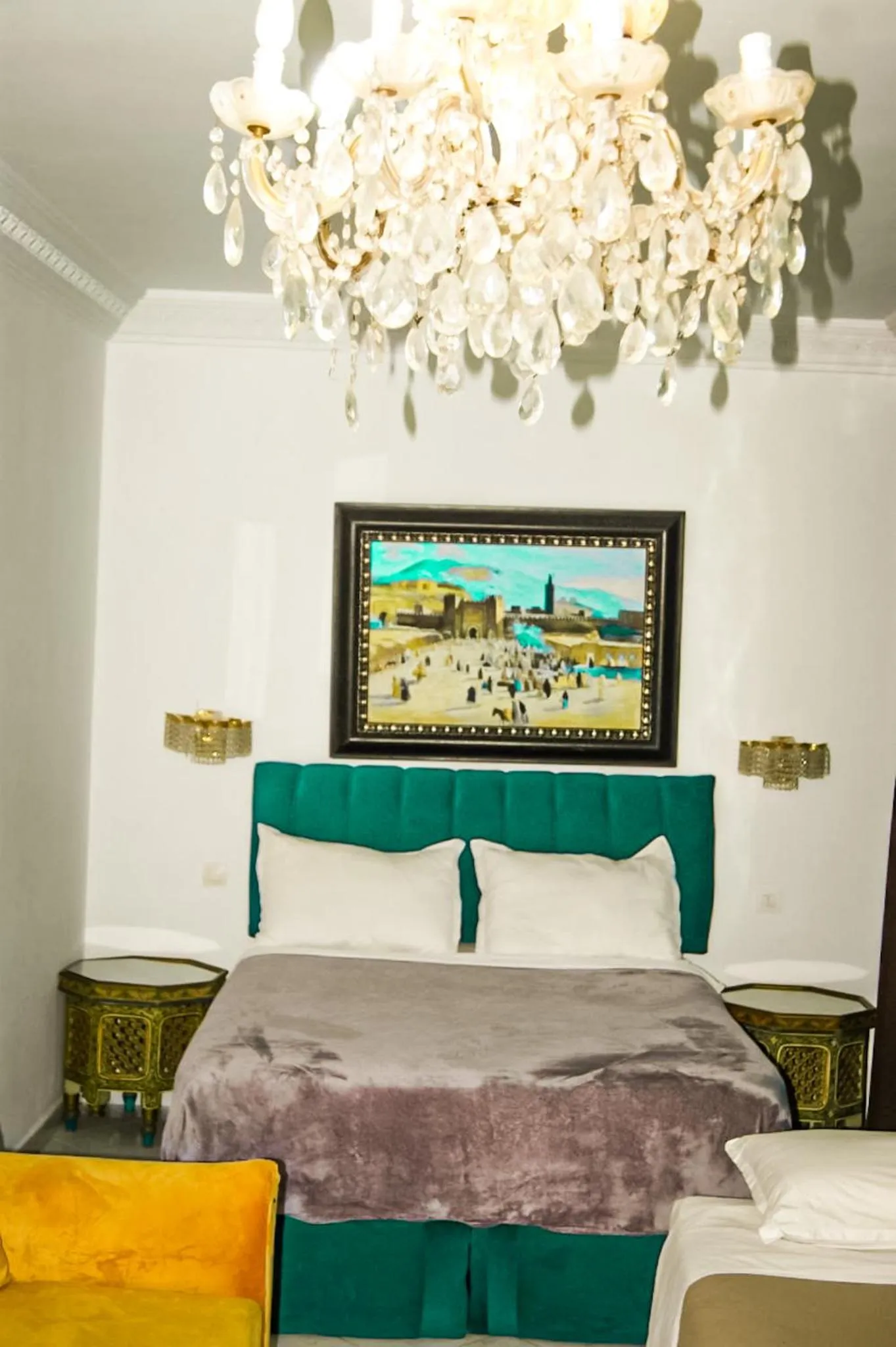Bed in Riad Baddi